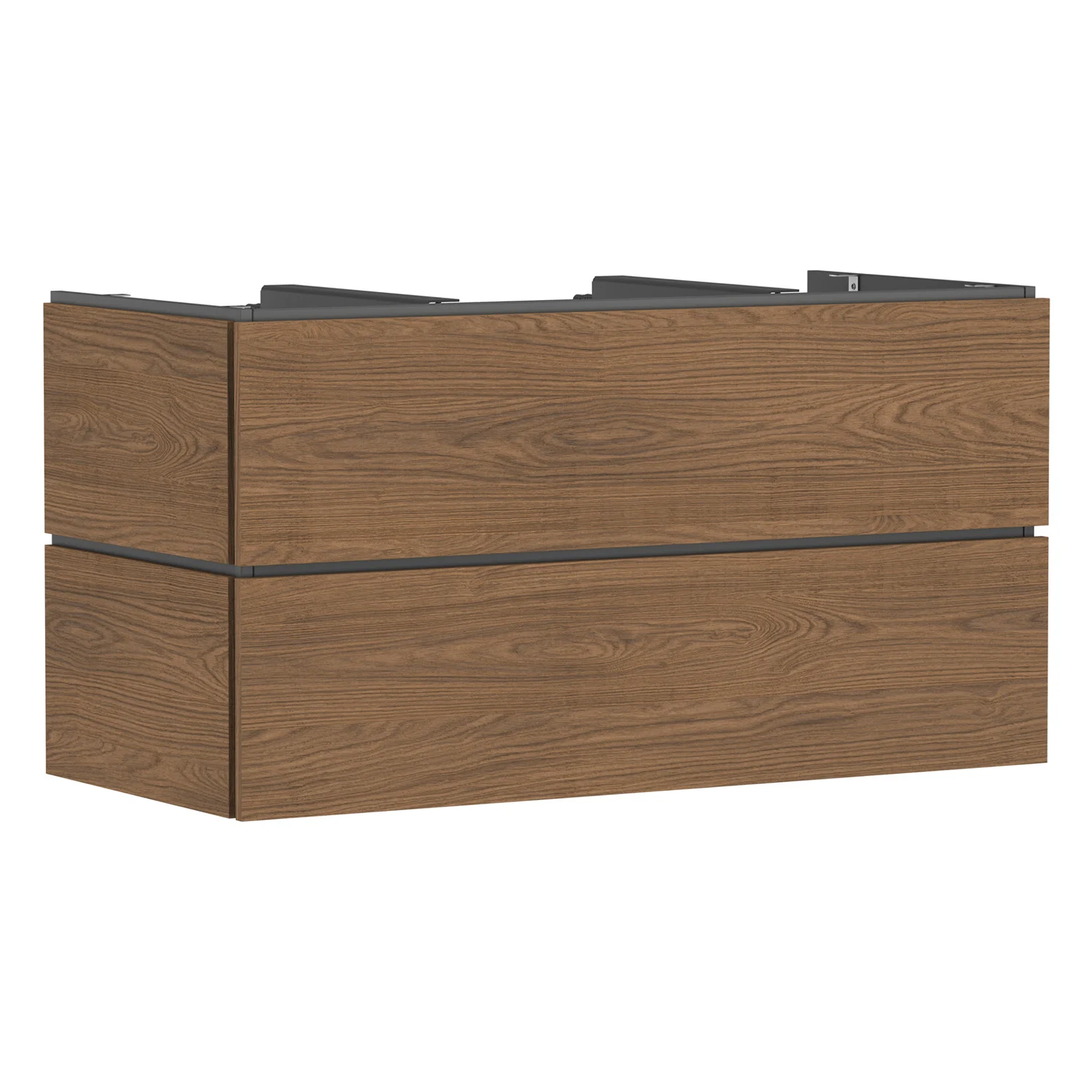 hansgrohe Xilesa E Waschtischunterschrank 118 cm mit 2 Auszügen und Push Open Funktion für Konsole mit Ausschnitt mittig Bild 2