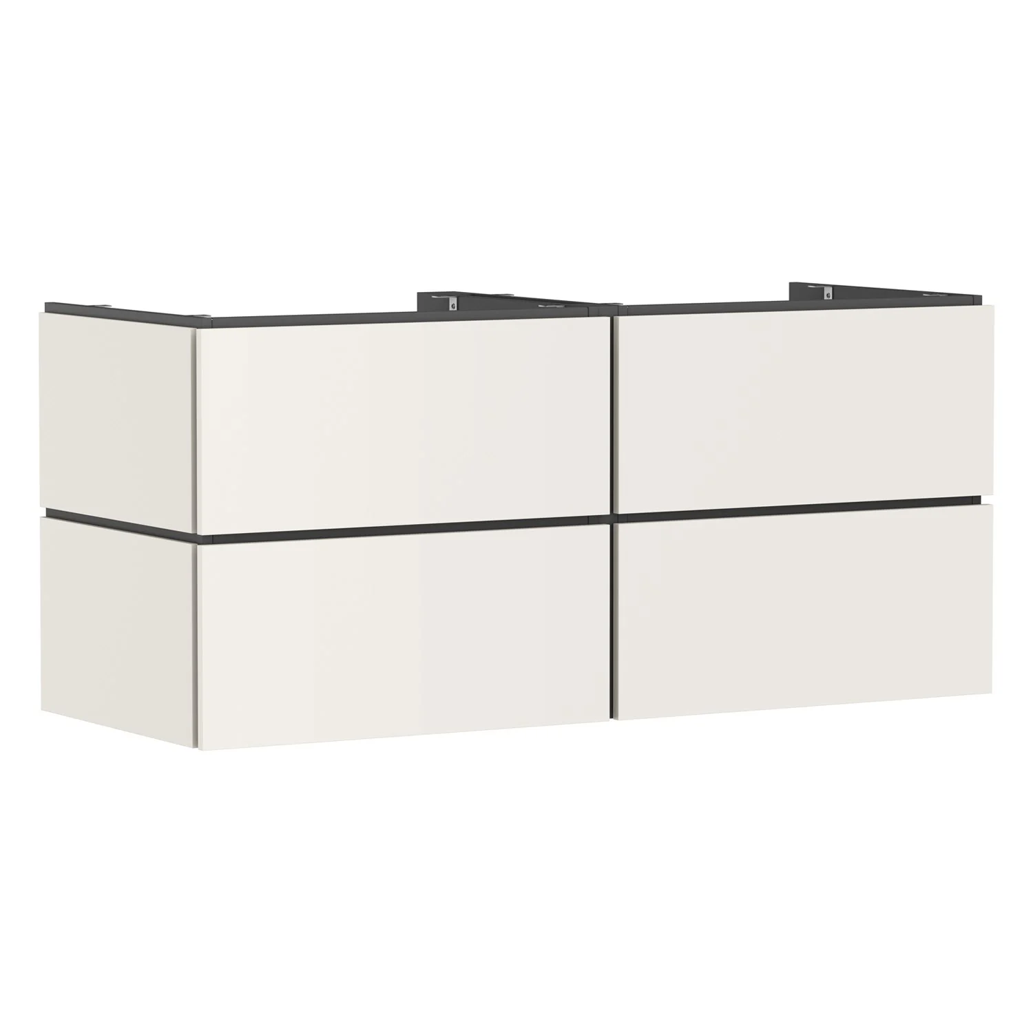 hansgrohe Xilesa E Waschtischunterschrank 137,5 cm mit 4 Auszügen für Konsole mit Ausschnitt Bild 2