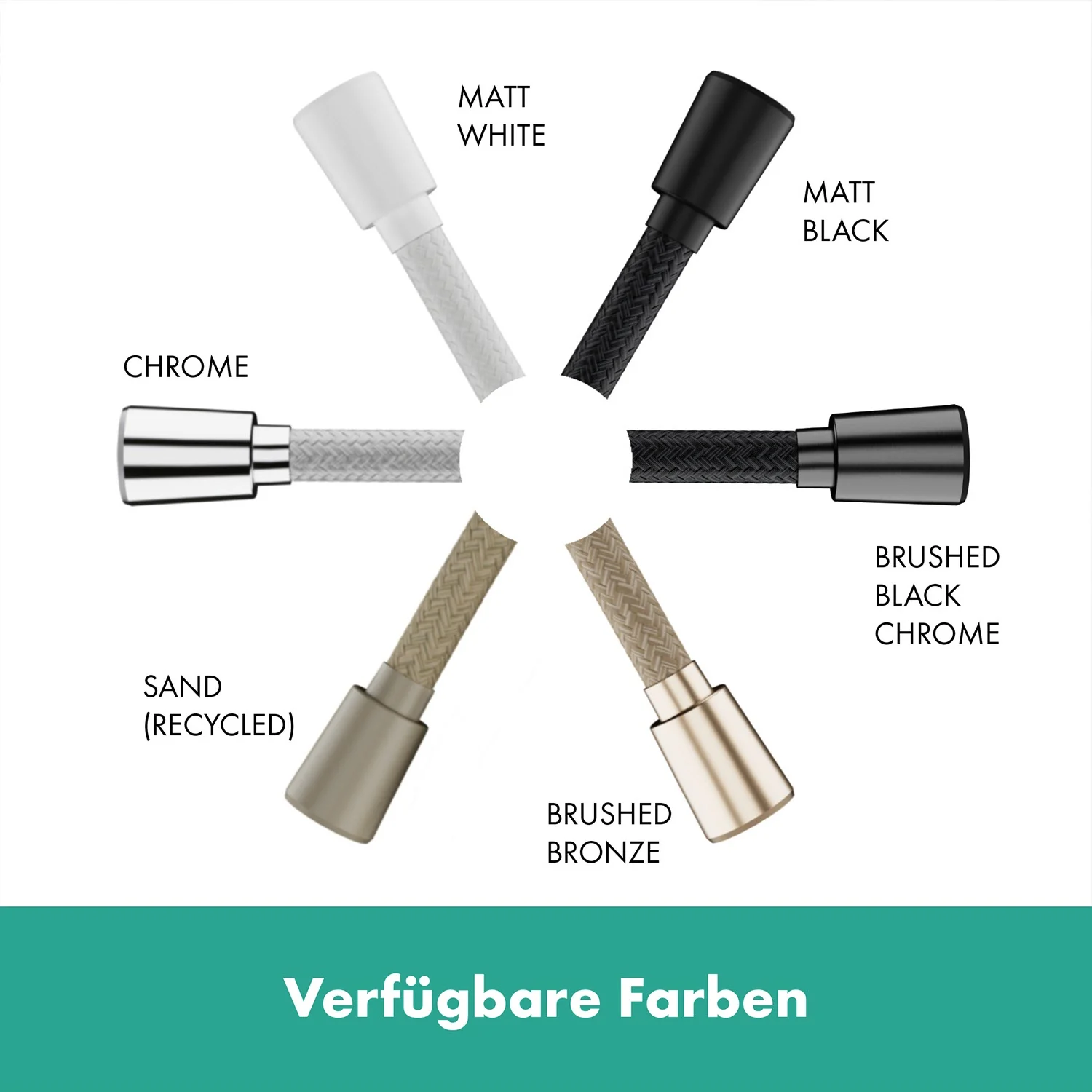 hansgrohe Designflex Textilbrauseschlauch 125 cm Bild 6