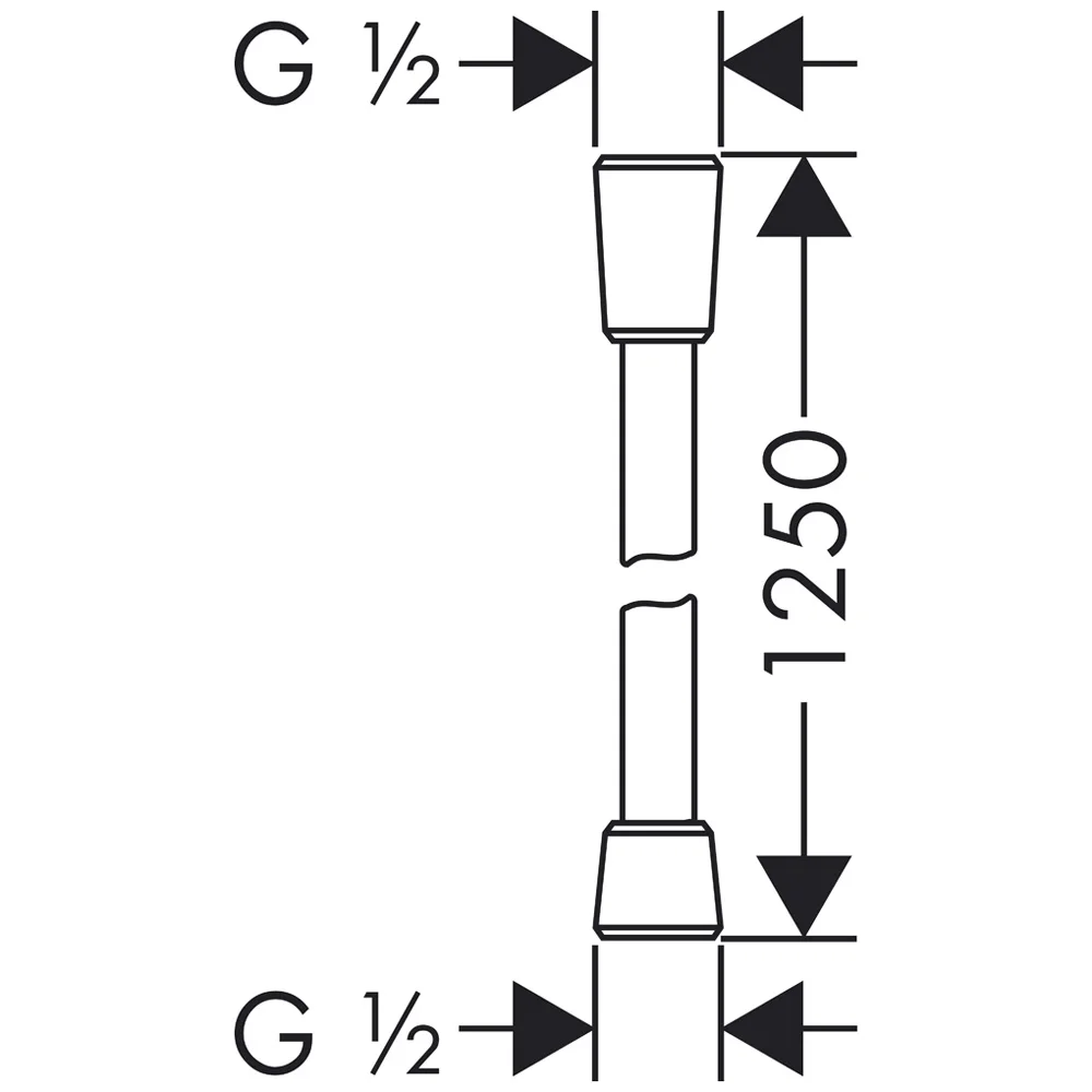 hansgrohe Isiflex Brauseschlauch 125 cm Bild 2