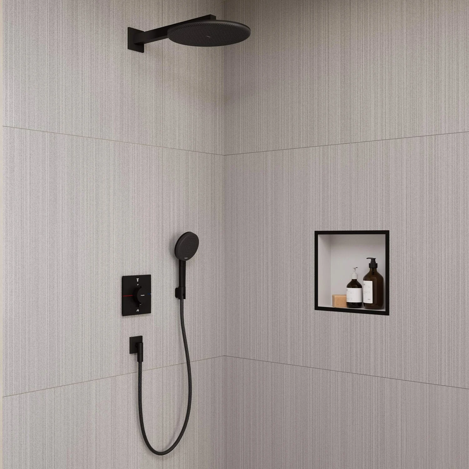 hansgrohe Raindance Alive Q 210/340 1 jet Duschsystem, Kopfbrause softcube Bild 11