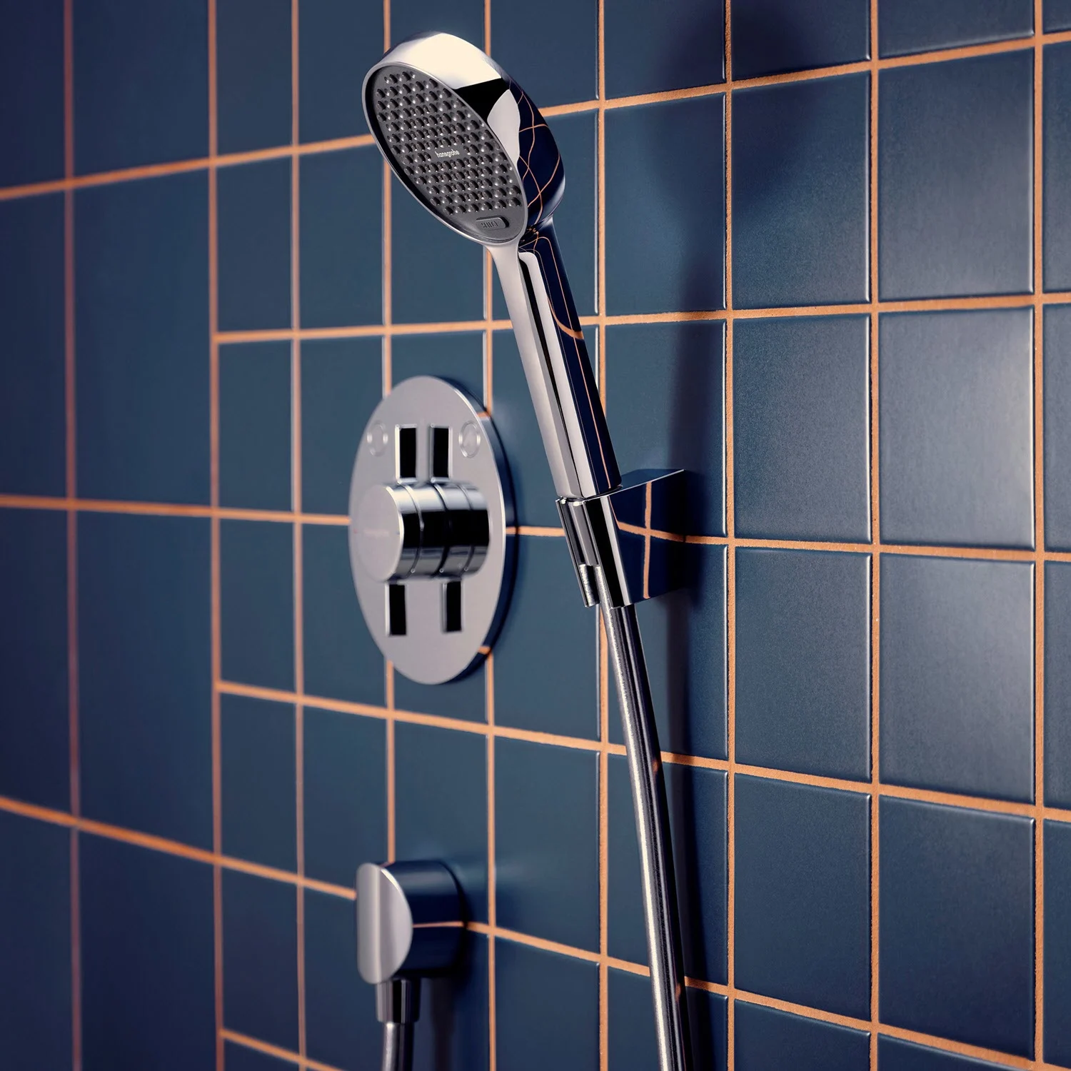 Zestaw baterii prysznicowej Hansgrohe Activera Select S 95, 2 rodzaje strumienia, oszczędzający wodę, z wężem prysznicowym o długości 125 cm Zdjęcie 2