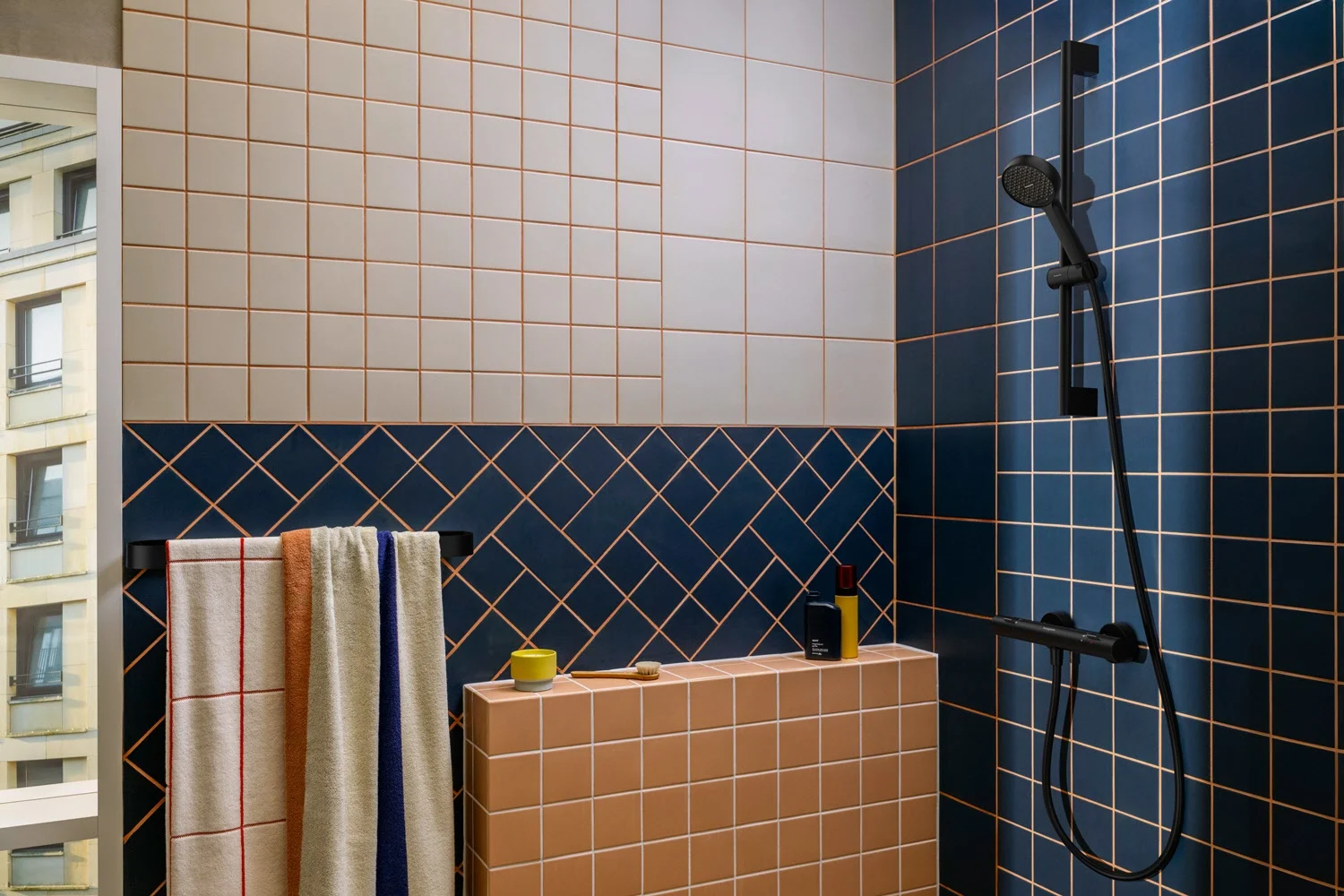 hansgrohe Activera Select S Brauseset 95 2 Strahlarten wassersparend mit Duschstange 65 cm Bild 8