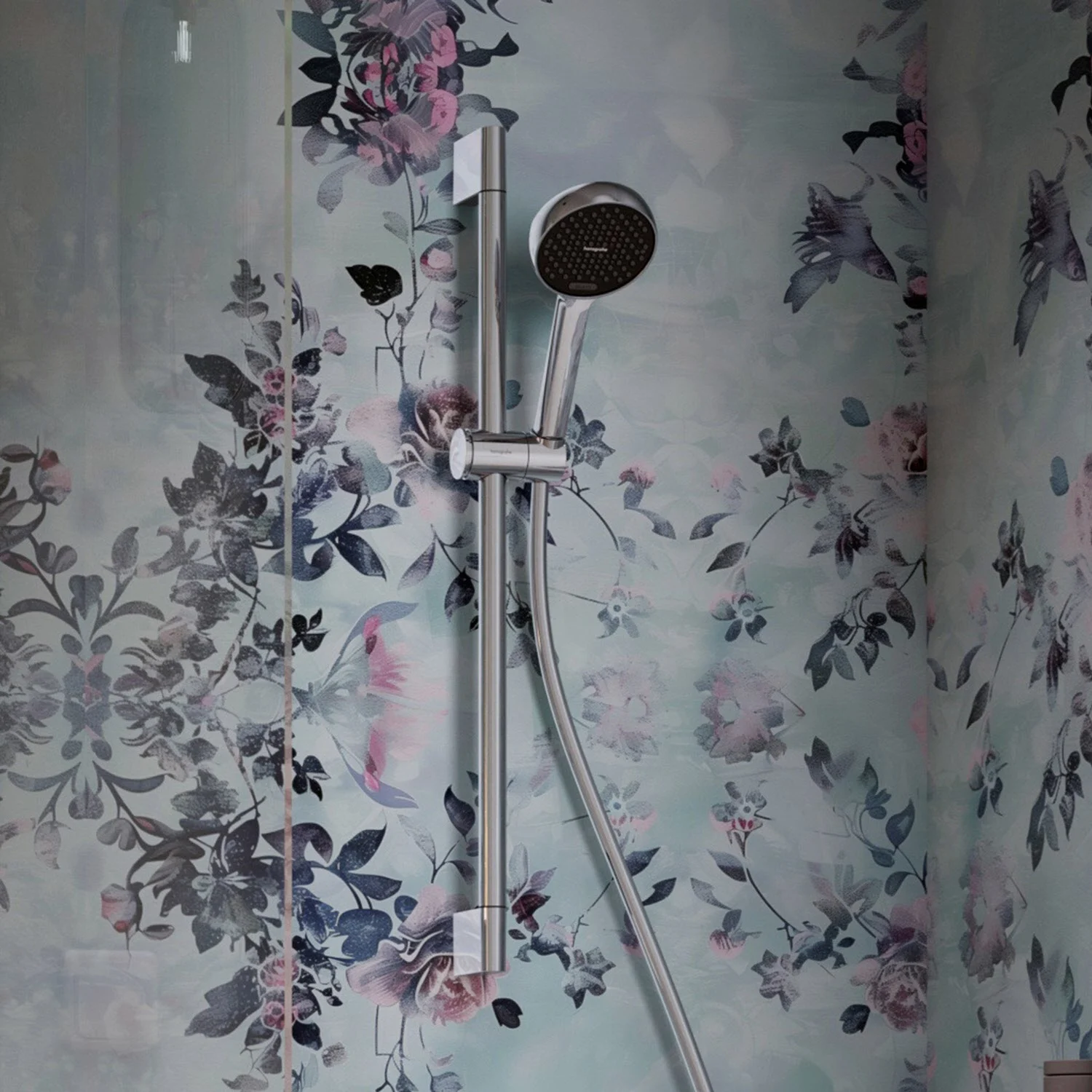 hansgrohe Activera Select S Brauseset 95 2 Strahlarten wassersparend mit Duschstange 65 cm Bild 8