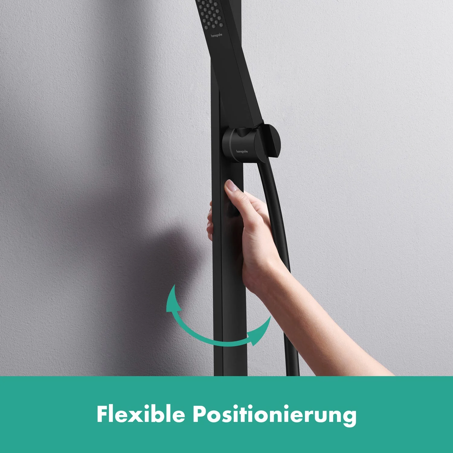 hansgrohe Pulsify E Brauseset 100 1 Strahlart mit Duschstange 90 cm, EcoSmart Bild 11