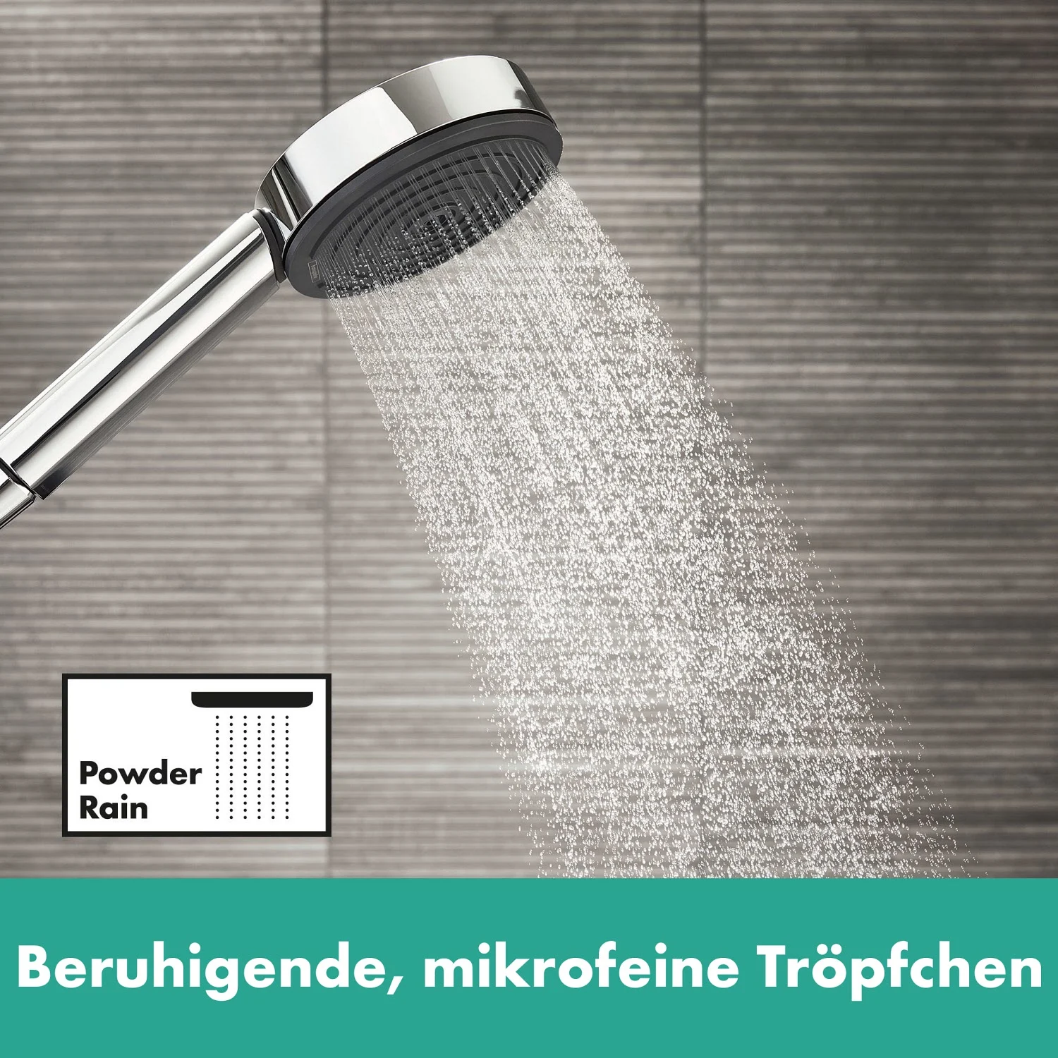 hansgrohe Pulsify Select S Duschset 105 3 Strahlarten Relaxation wassersparend mit Duschstange 65 cm Bild 4