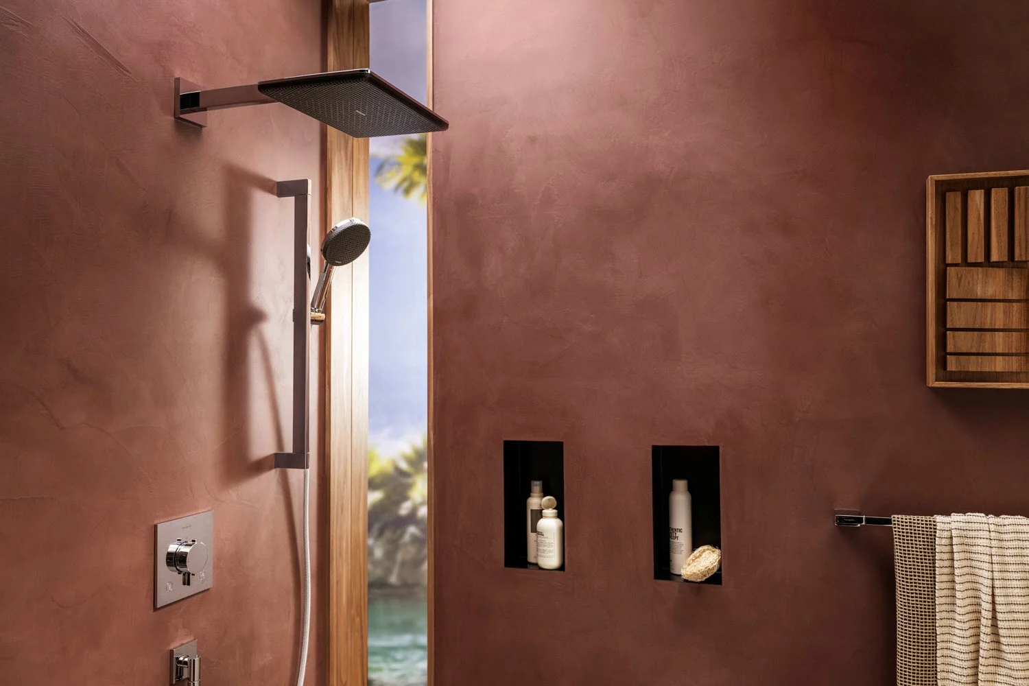 hansgrohe Raindance Alive Select S Brauseset 125 3jet EcoSmart mit Brausestange Unica E Puro 65 cm und Easy Slide Brausehalter Bild 9