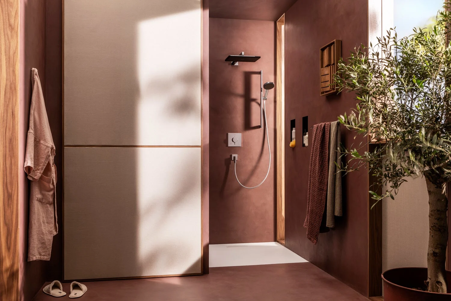 hansgrohe Raindance Alive Select S Brauseset 125 3jet EcoSmart mit Brausestange Unica E Puro 65 cm und Easy Slide Brausehalter Bild 10