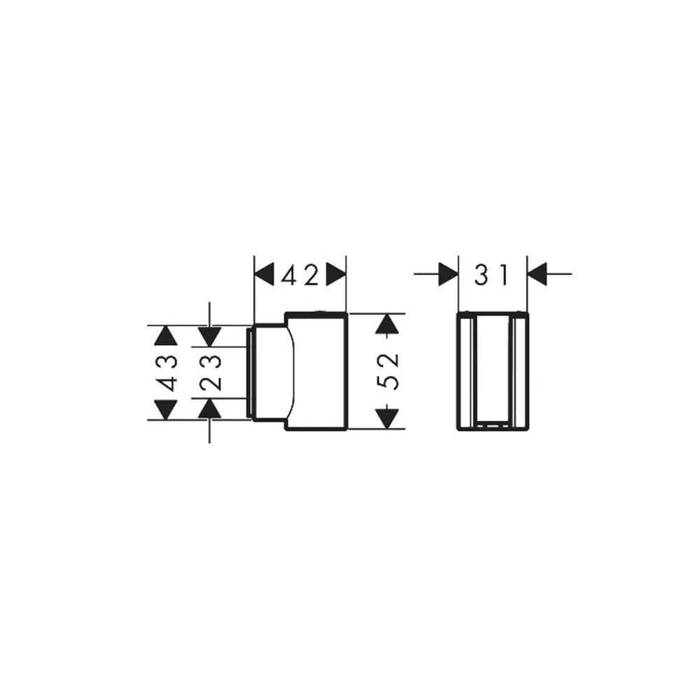 hansgrohe Porter Fine Duschkopfhalterung Bild 3