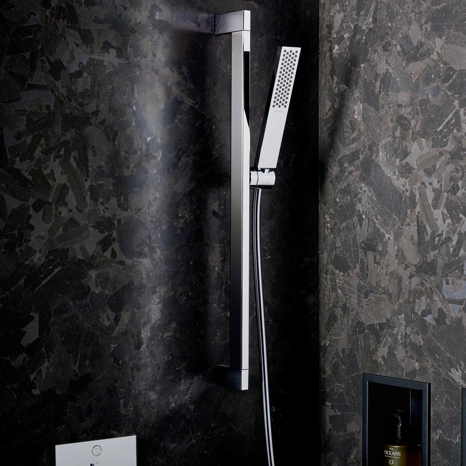 hansgrohe Unica E Brausestange 65 cm mit Brausehalter und Brauseschlauch 160 cm Bild 2