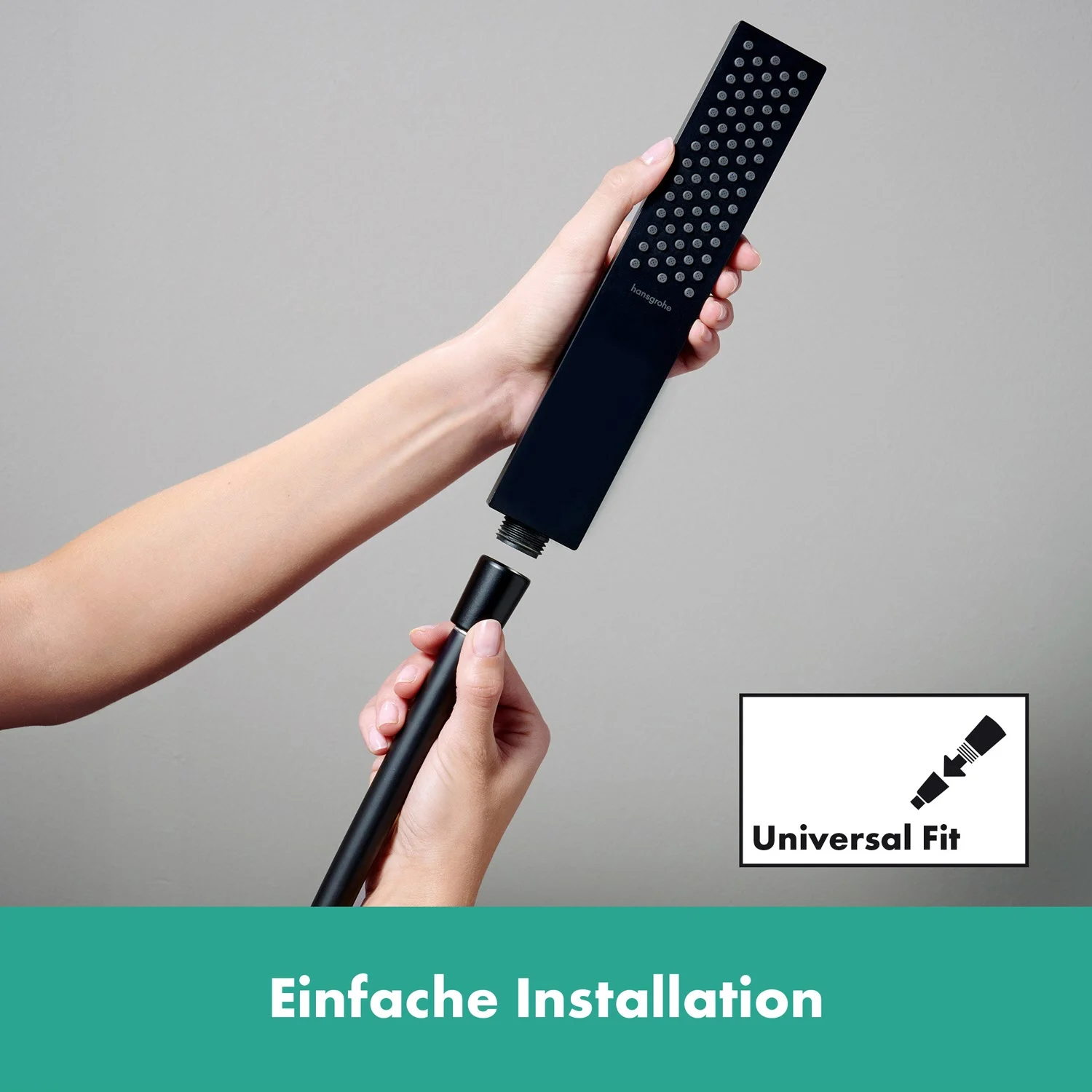 hansgrohe Unica E Brausestange 65 cm mit Brausehalter und Brauseschlauch 160 cm Bild 5