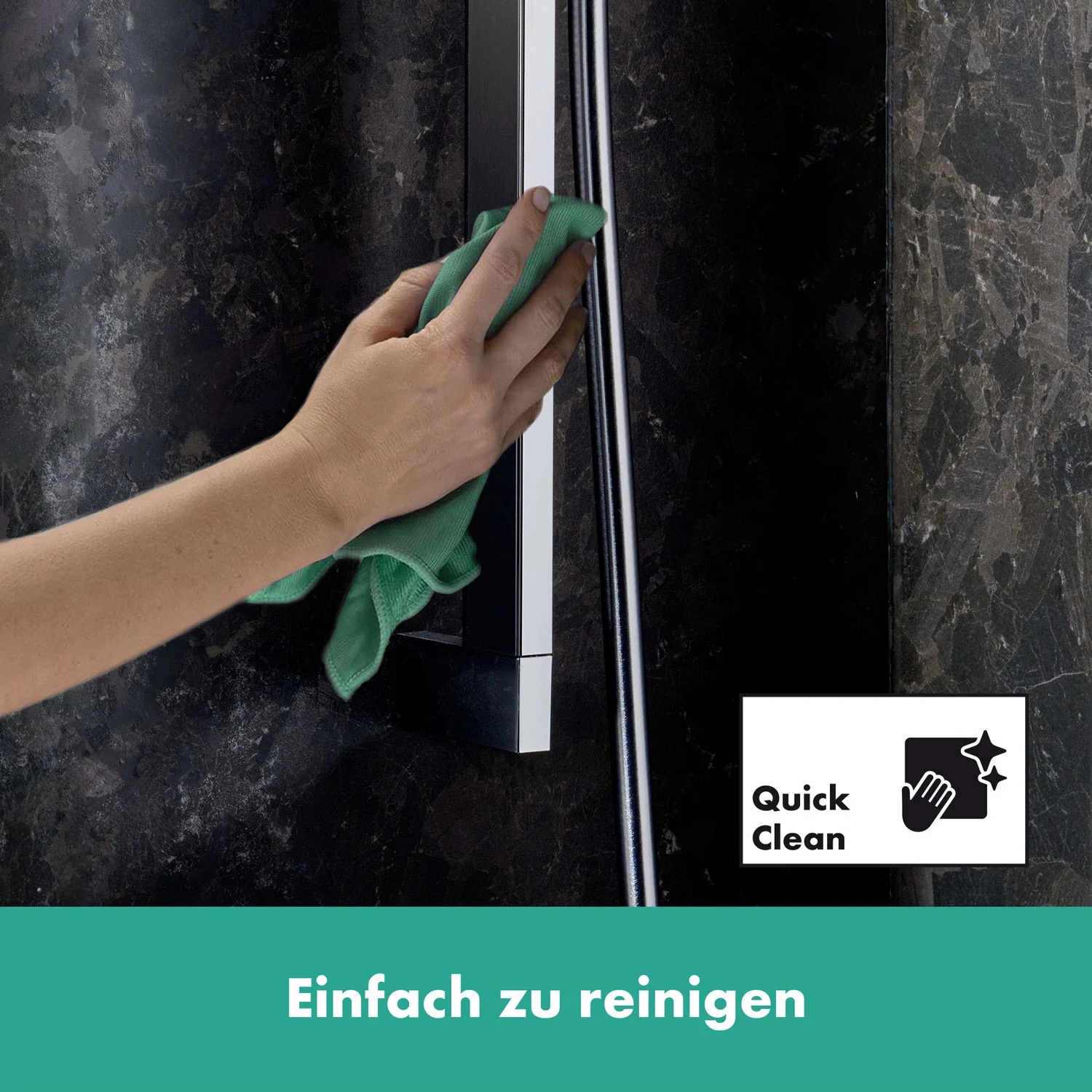 hansgrohe Unica E Brausestange 65 cm mit Brausehalter und Brauseschlauch 160 cm Bild 5