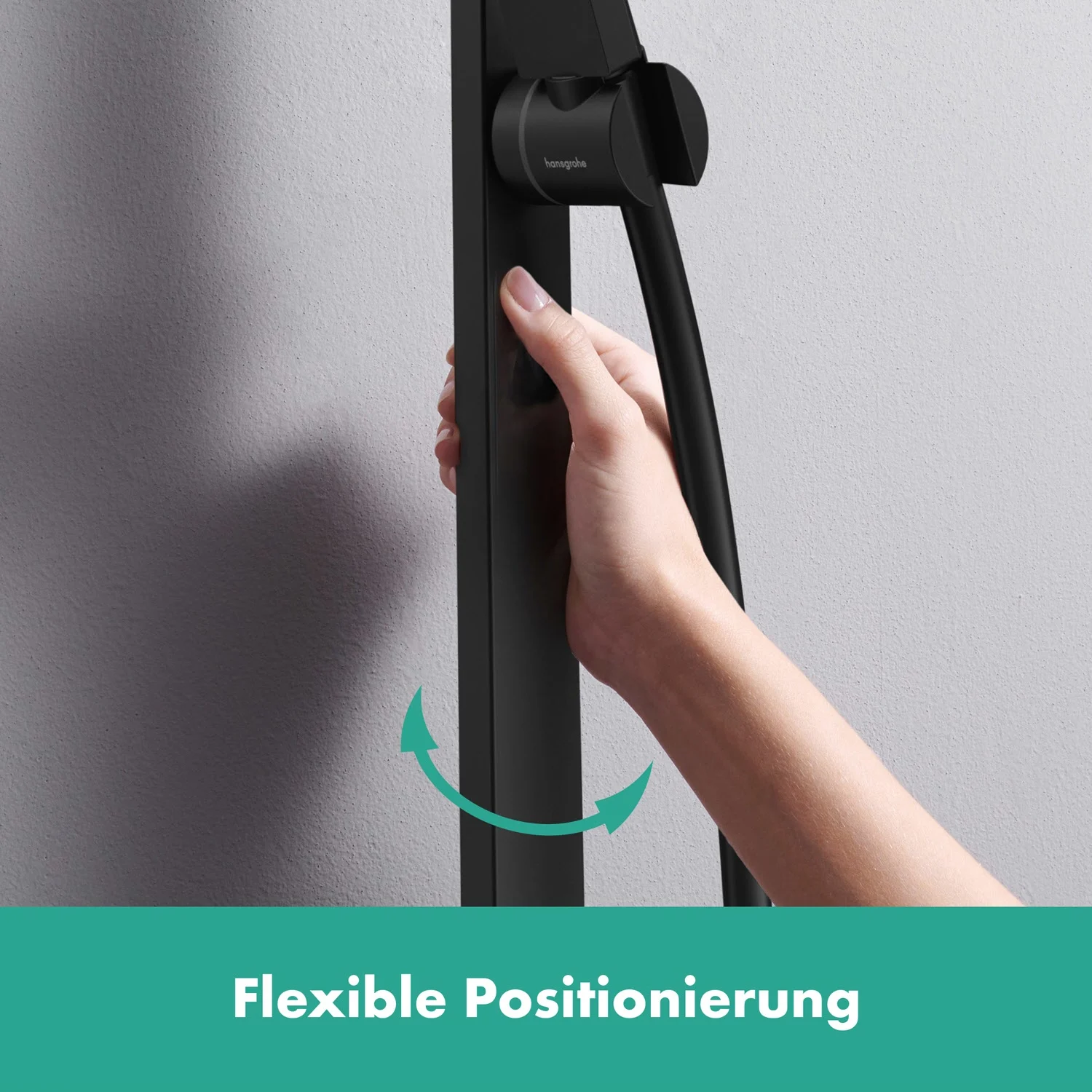 hansgrohe Unica E Brausestange 65 cm mit Brausehalter und Brauseschlauch 160 cm Bild 7