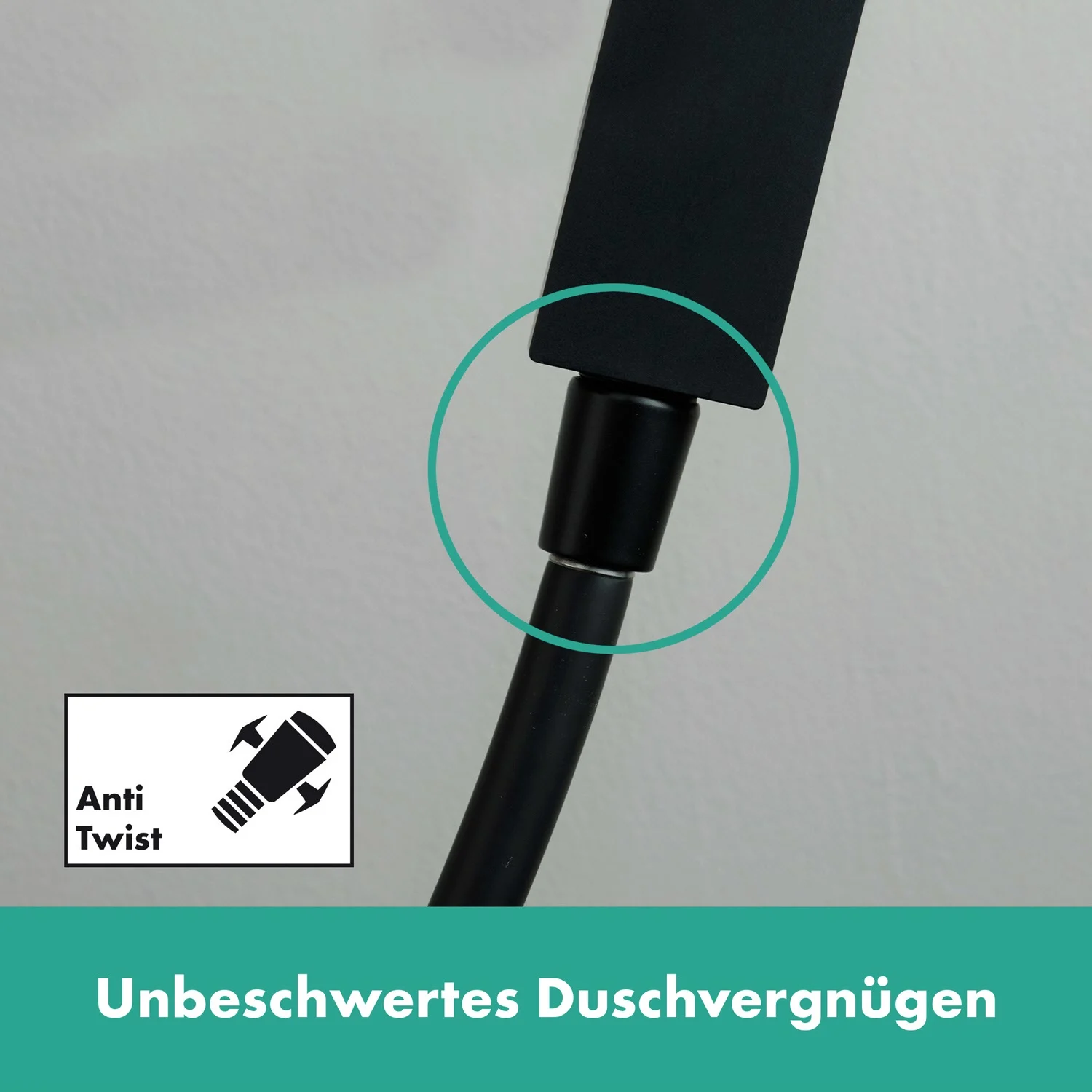hansgrohe Unica E Brausestange 65 cm mit Brausehalter und Brauseschlauch 160 cm Bild 4