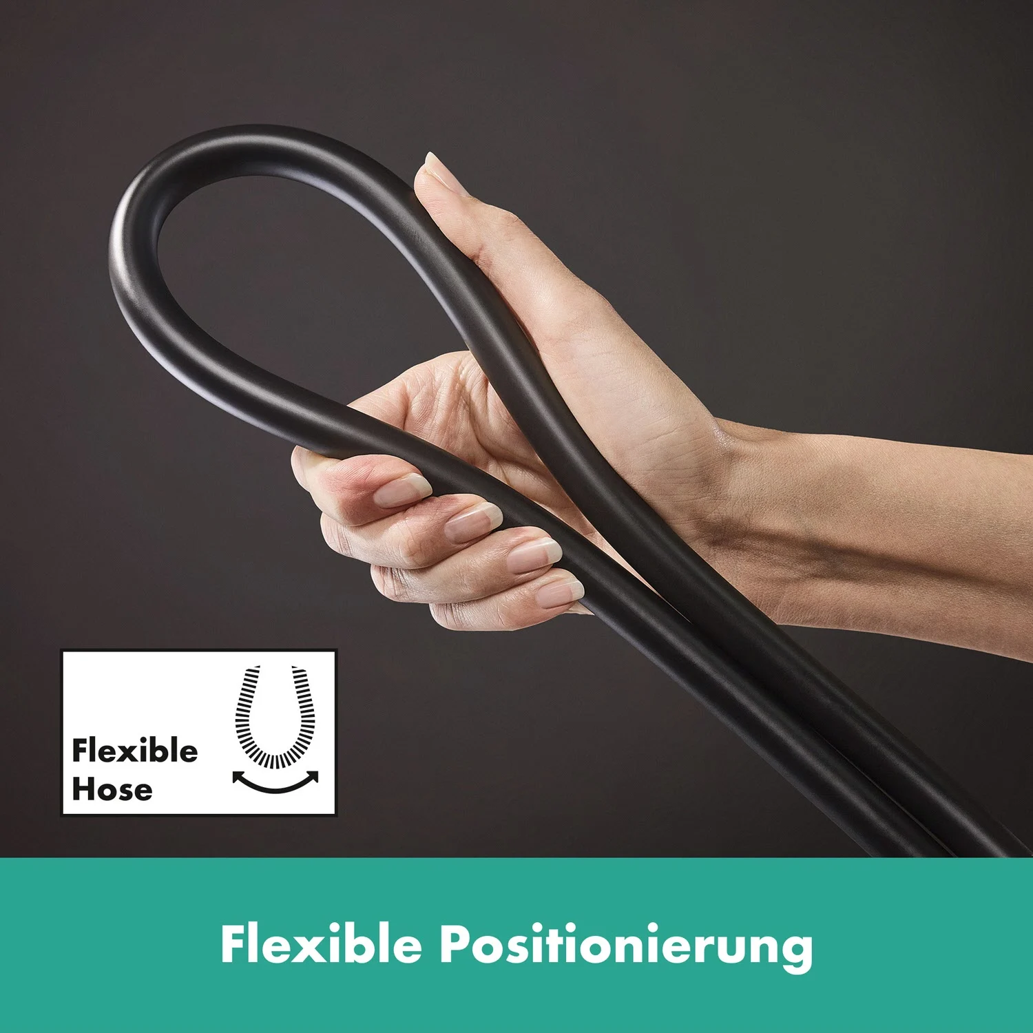 hansgrohe Unica S Puro Brausenstange 90 cm mit Easy Slide Duschkopfhalter und Duschschlauch 160 cm Bild 6