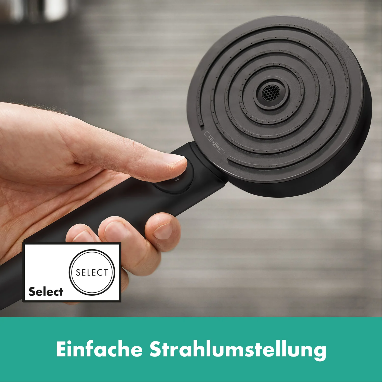 hansgrohe Pulsify Select S Handbrause 105 3 Strahlarten Activation Bild 3