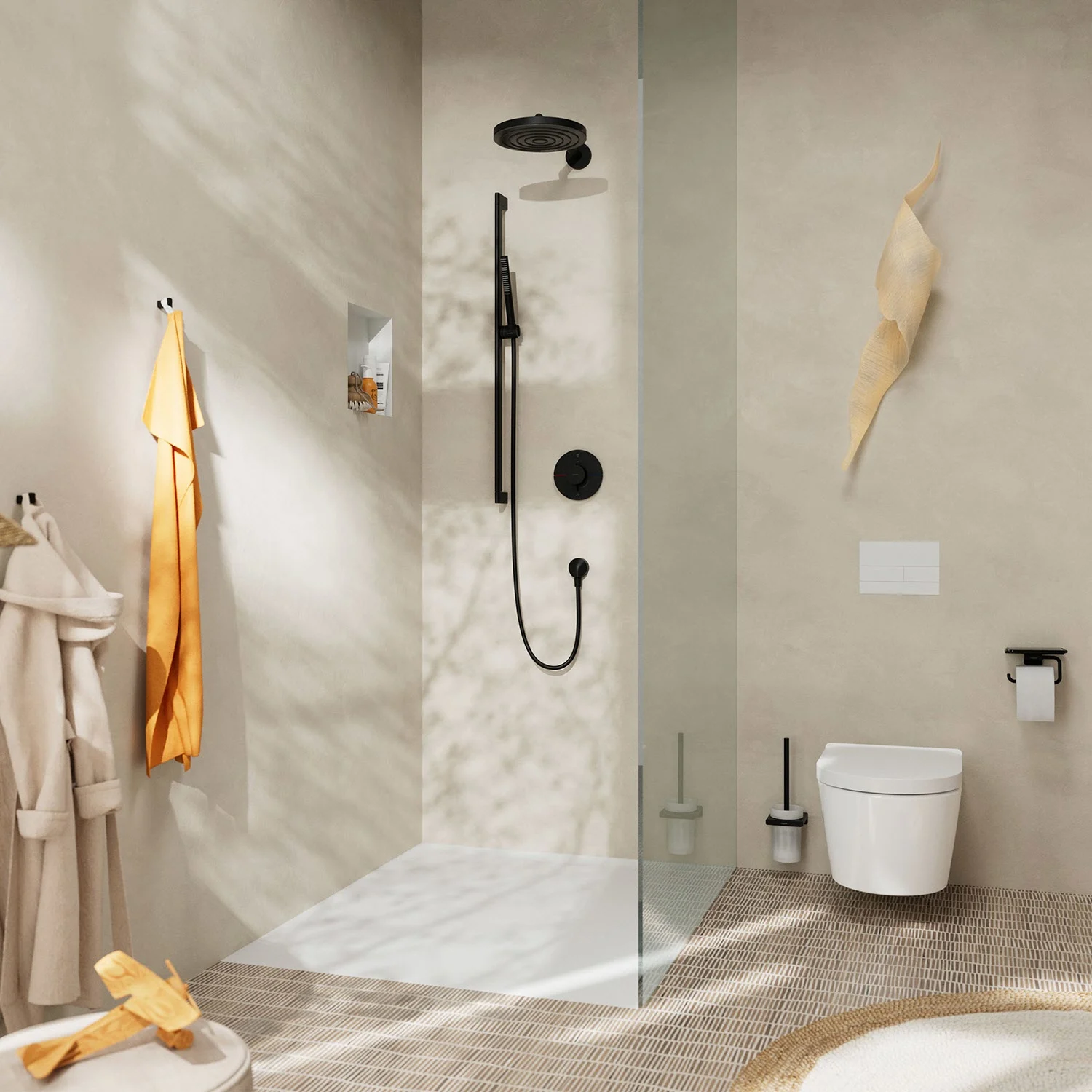 hansgrohe Pulsify S Stabhandbrause 1 Strahlart EcoSmart+ Bild 2