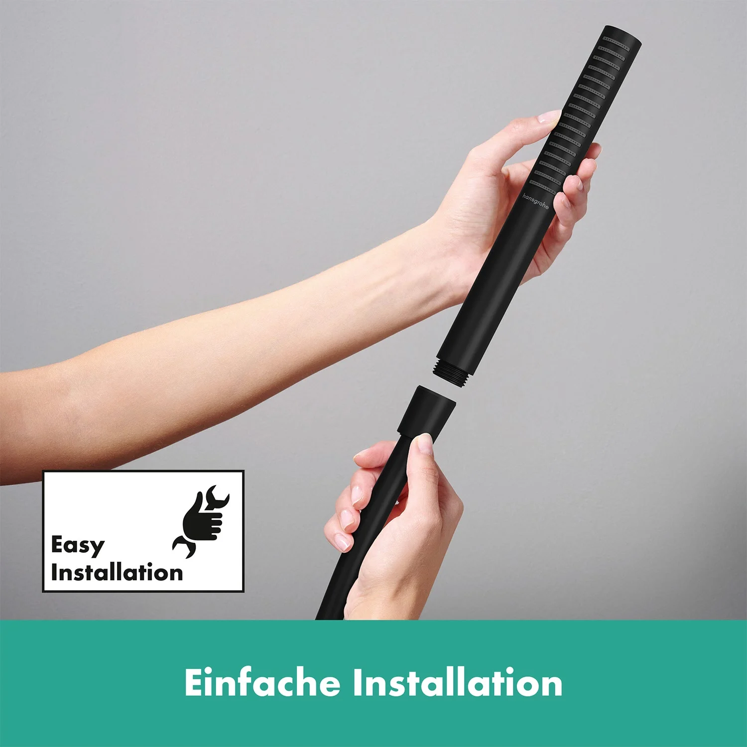 hansgrohe Pulsify S Stabhandbrause 1 Strahlart EcoSmart+ Bild 4