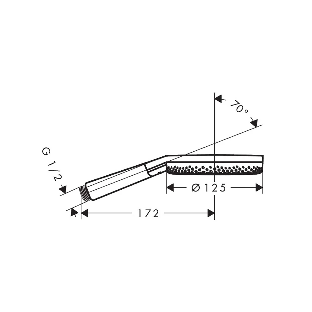 hansgrohe Raindance Alive Select S Handbrause 125 3 Strahlarten Bild 5
