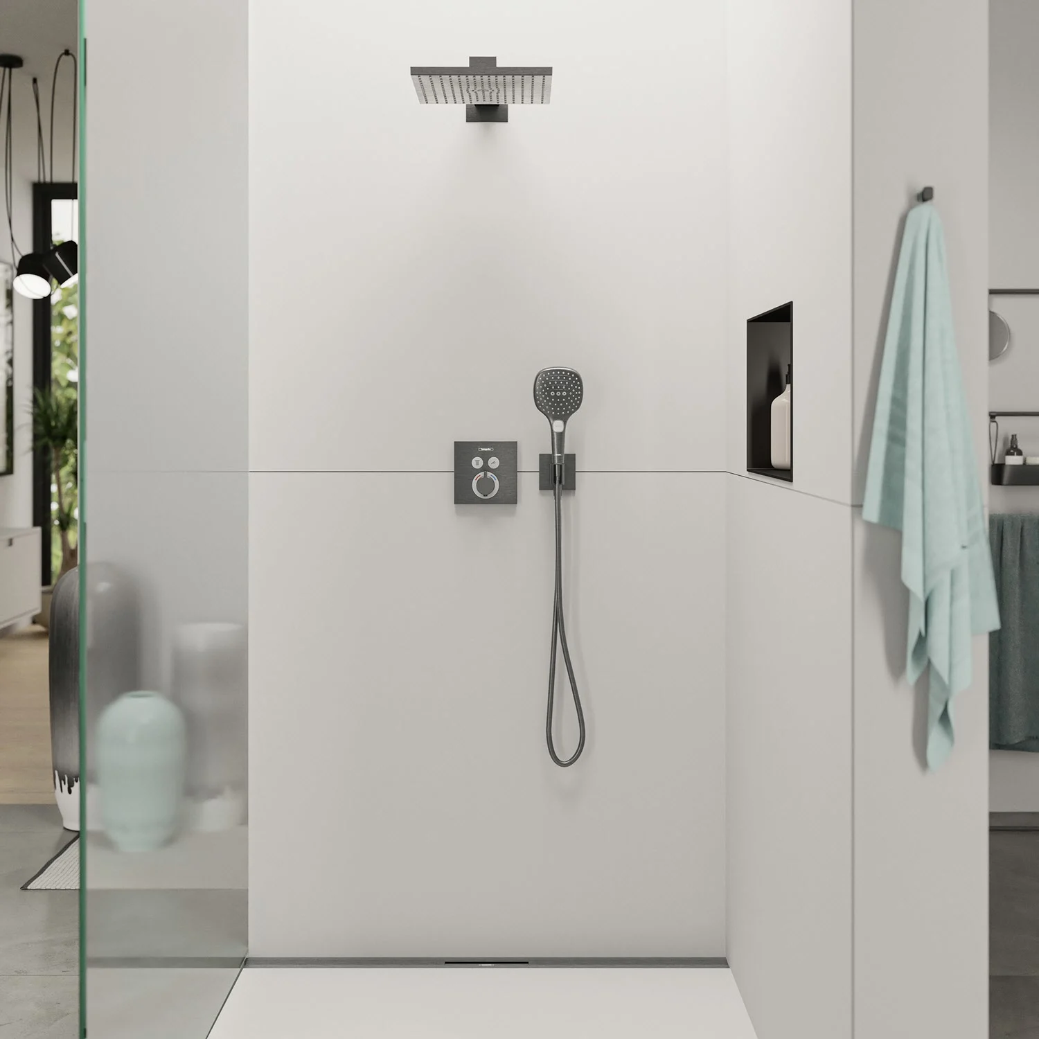 hansgrohe Raindance Select E Handbrause 120 3jet PowderRain EcoSmart+ Bild 3