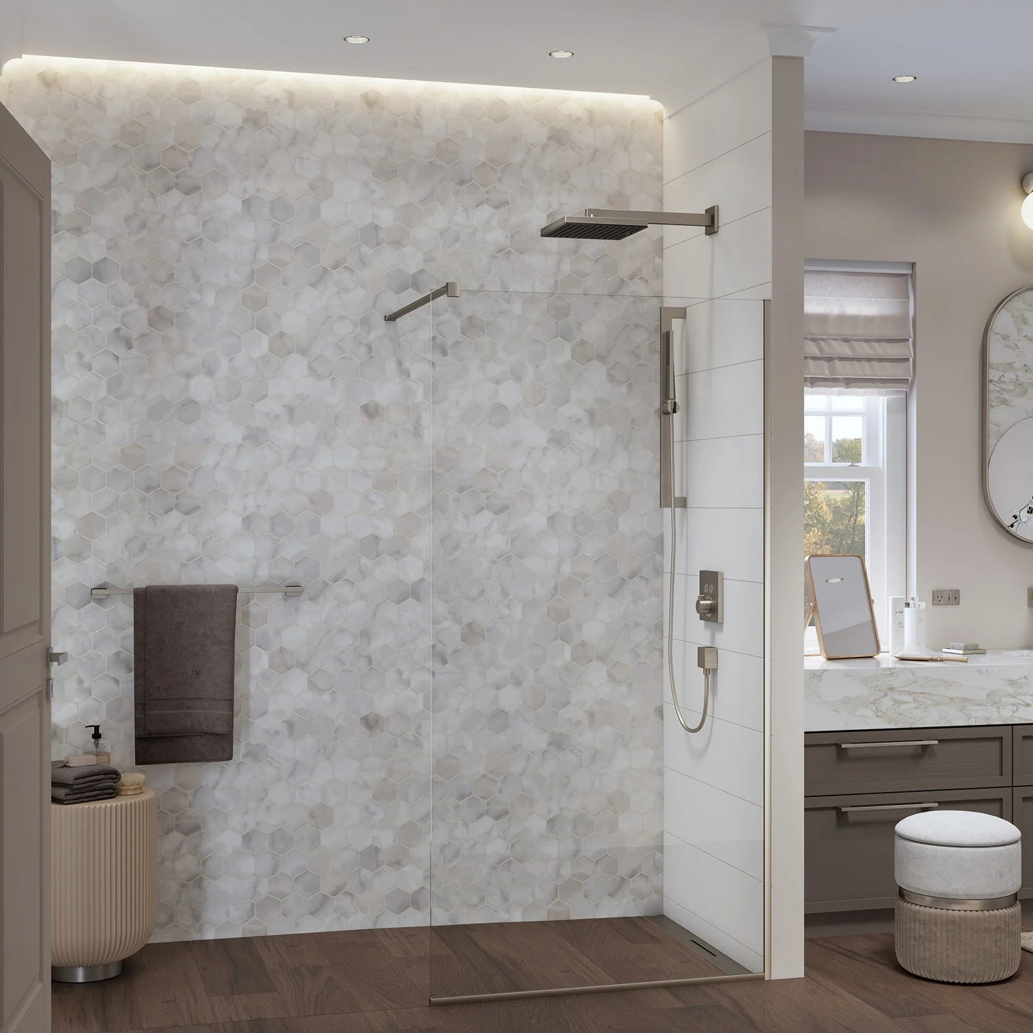 hansgrohe Brausearm E 39 cm, eckig Bild 2