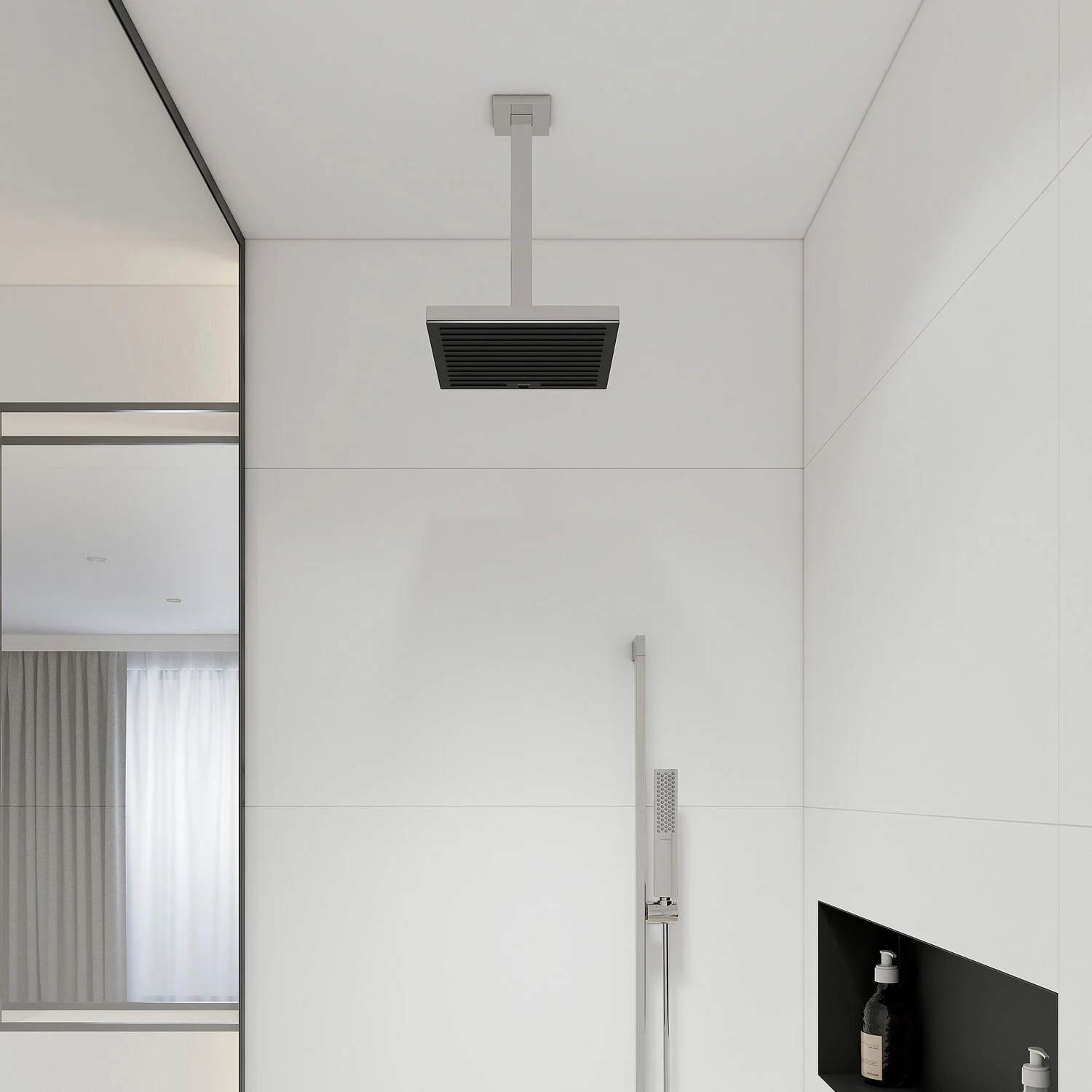 hansgrohe Pulsify E Kopfbrause 260 1 Strahlart EcoSmart, eckig Bild 5