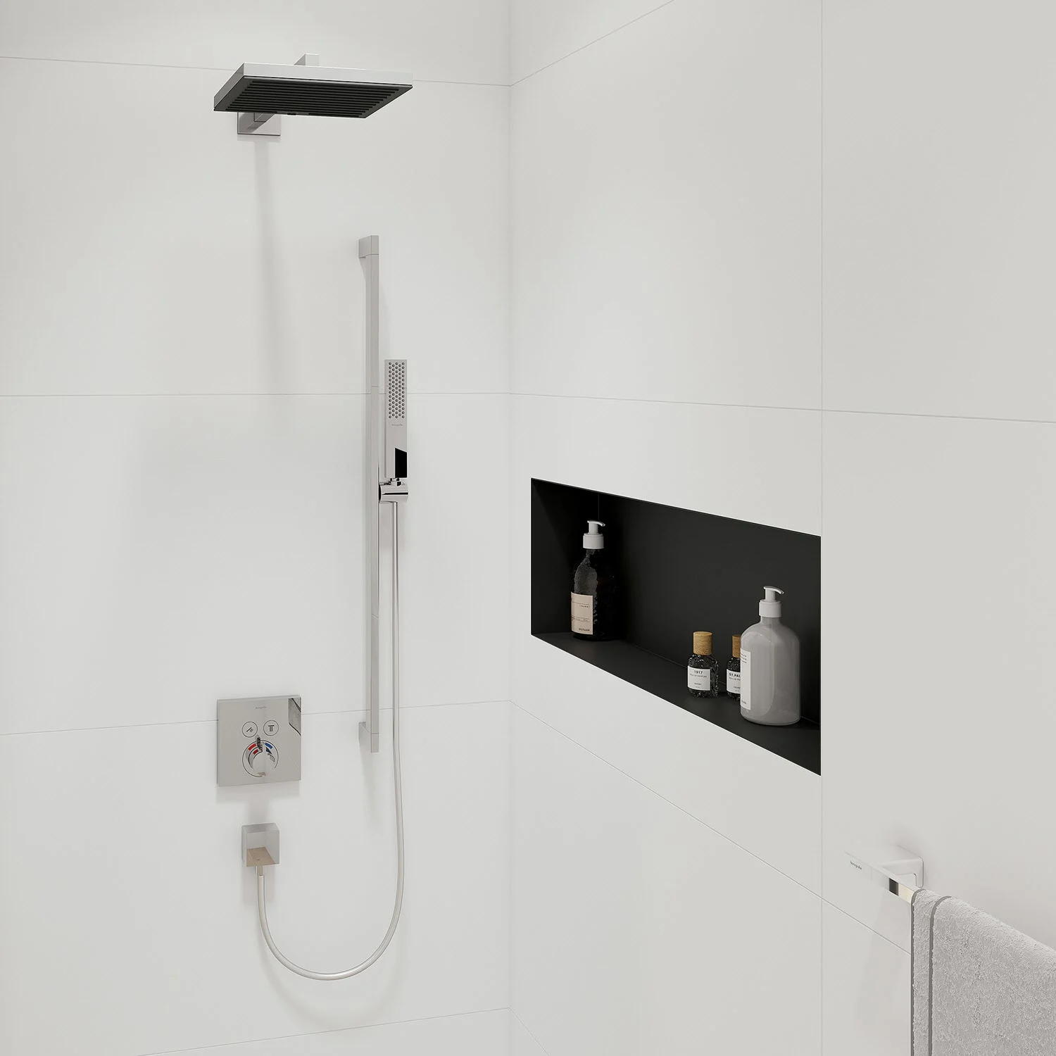 hansgrohe Pulsify E Kopfbrause 260 1 Strahlart EcoSmart, eckig Bild 6