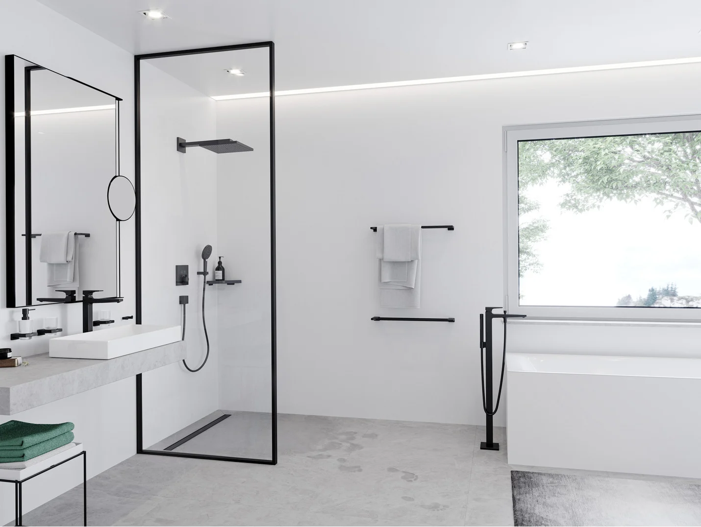 hansgrohe Raindance E Kopfbrause 300 1jet mit Brausearm Bild 6