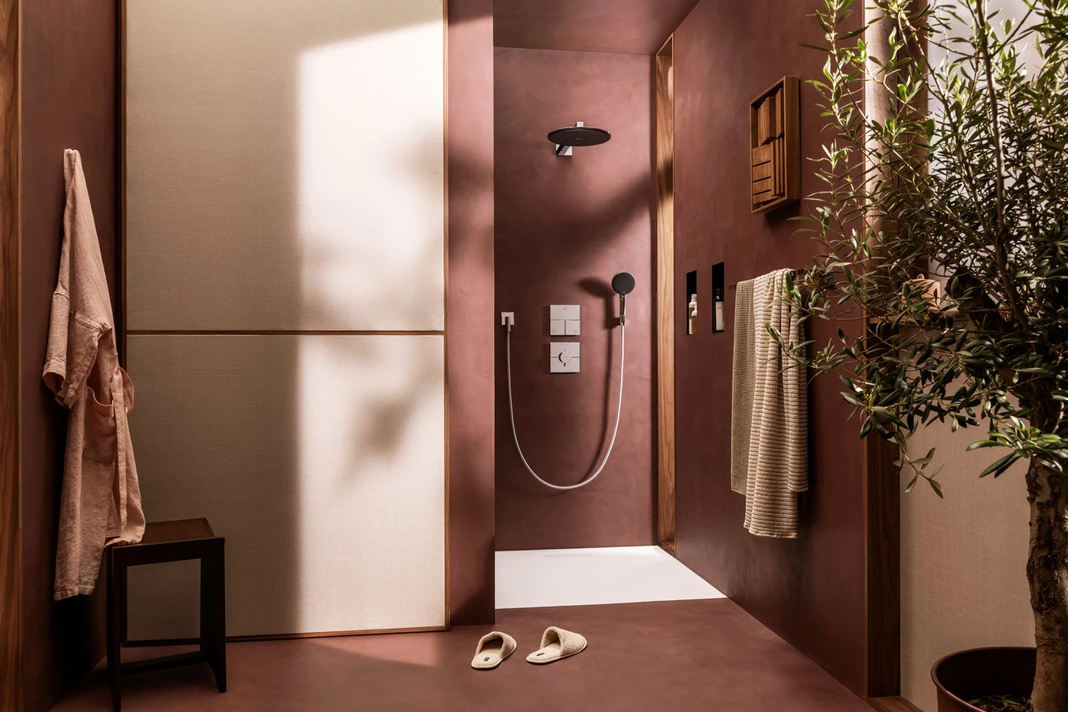 hansgrohe Raindance Alive S Kopfbrause 300 rund, 2 Strahlarten, mit Brausearm Bild 9
