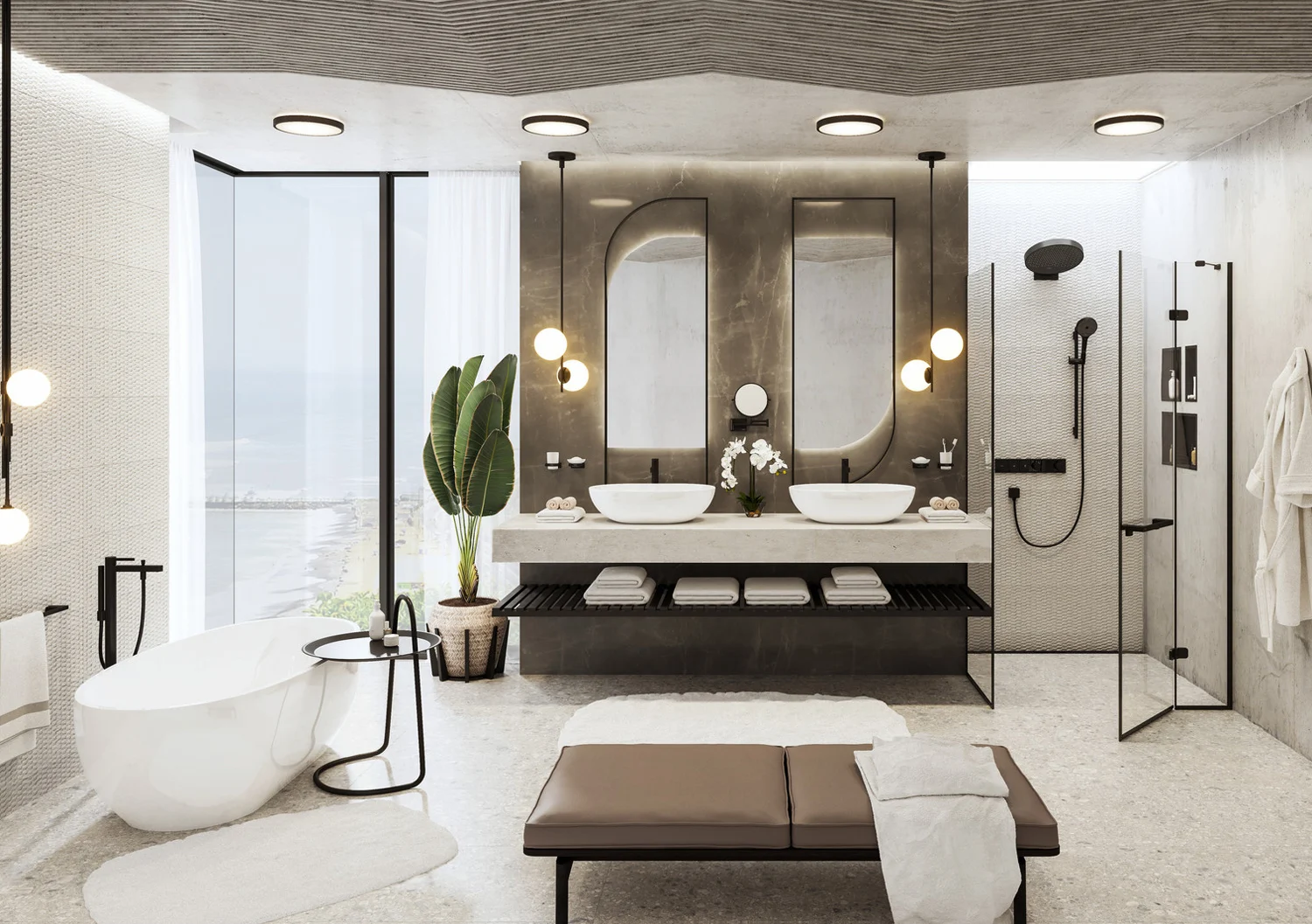 hansgrohe Rainfinity Kopfbrause 360 1jet mit Wandanschluss Bild 7