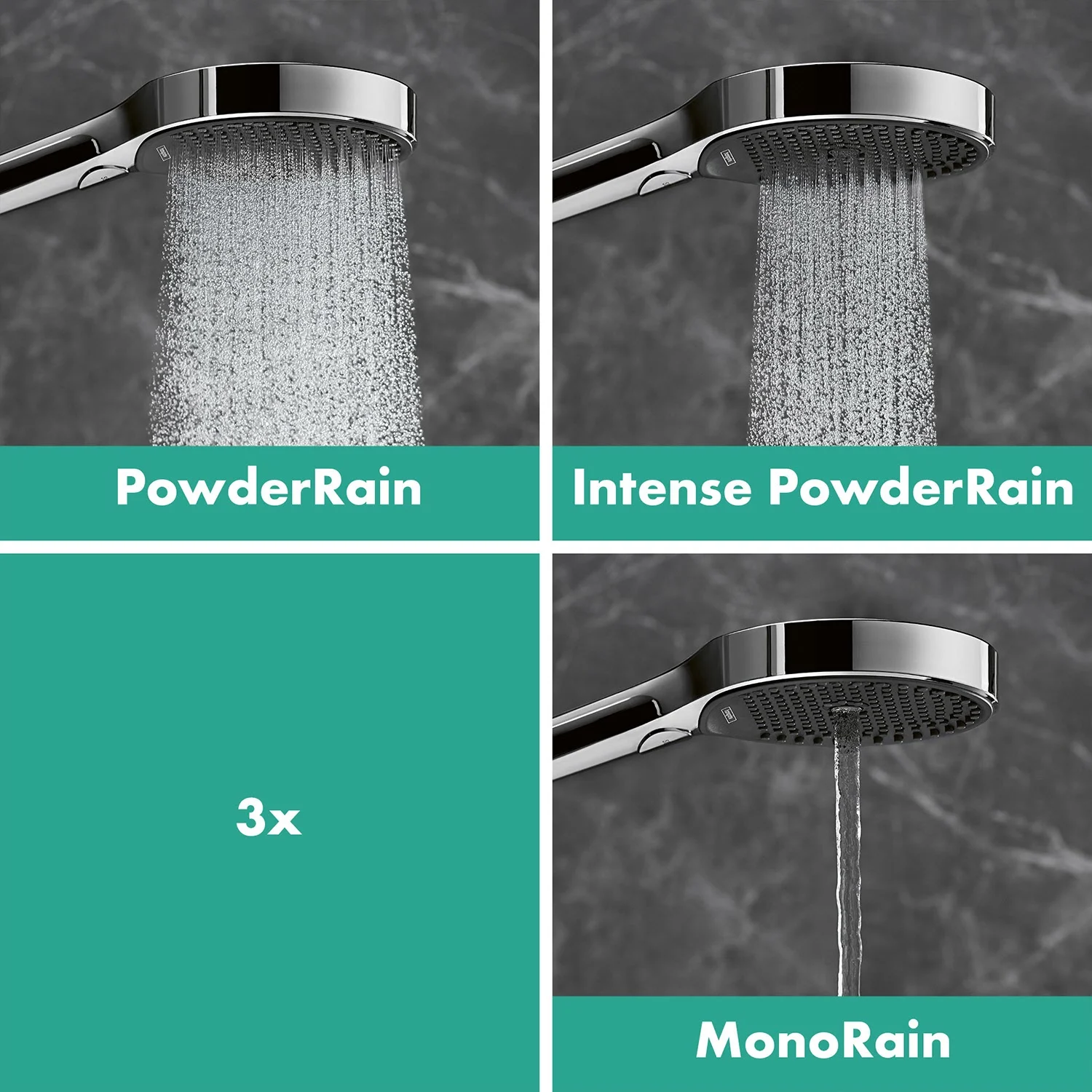 hansgrohe Rainfinity Duschset 130 3 Strahlarten mit Duschstange 90 cm Bild 9