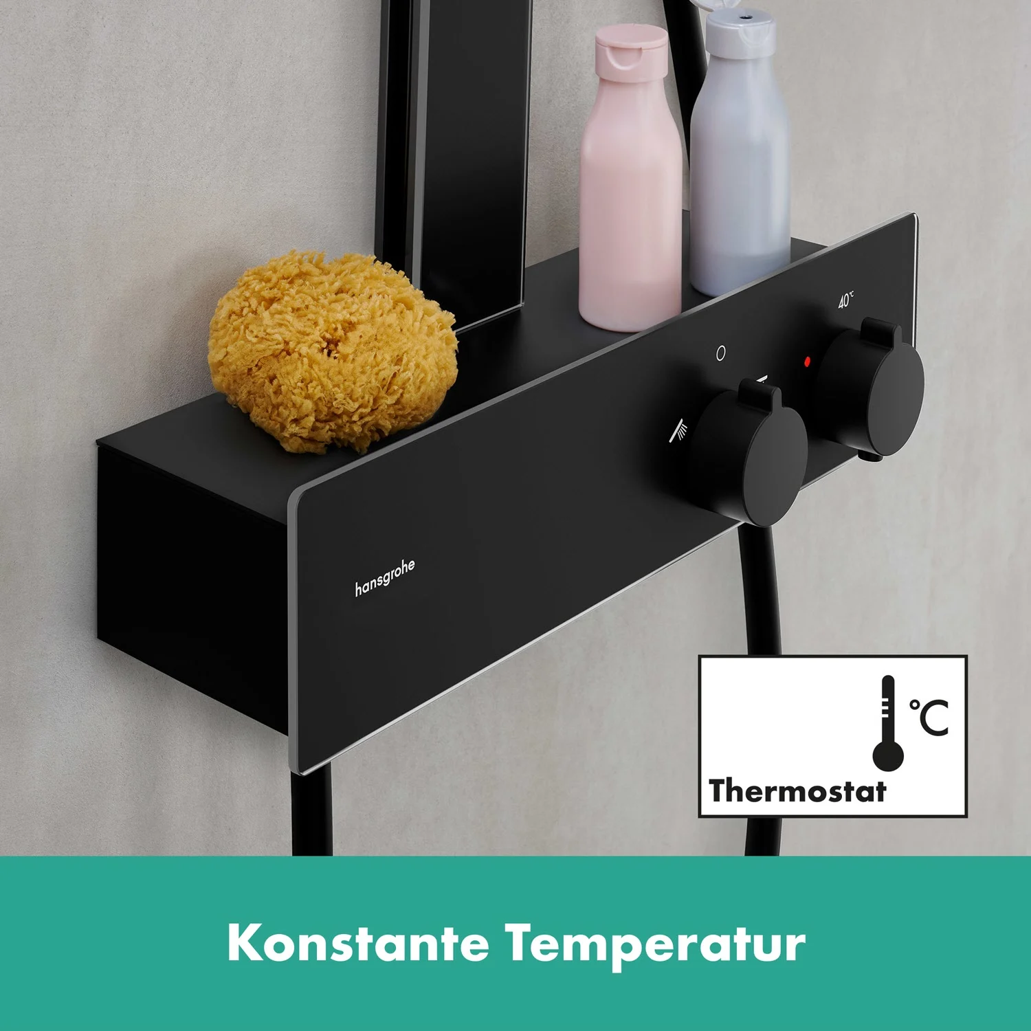hansgrohe Rainfinity Schowerpipe 360 1jet mit ShowerTablet 350 Bild 7