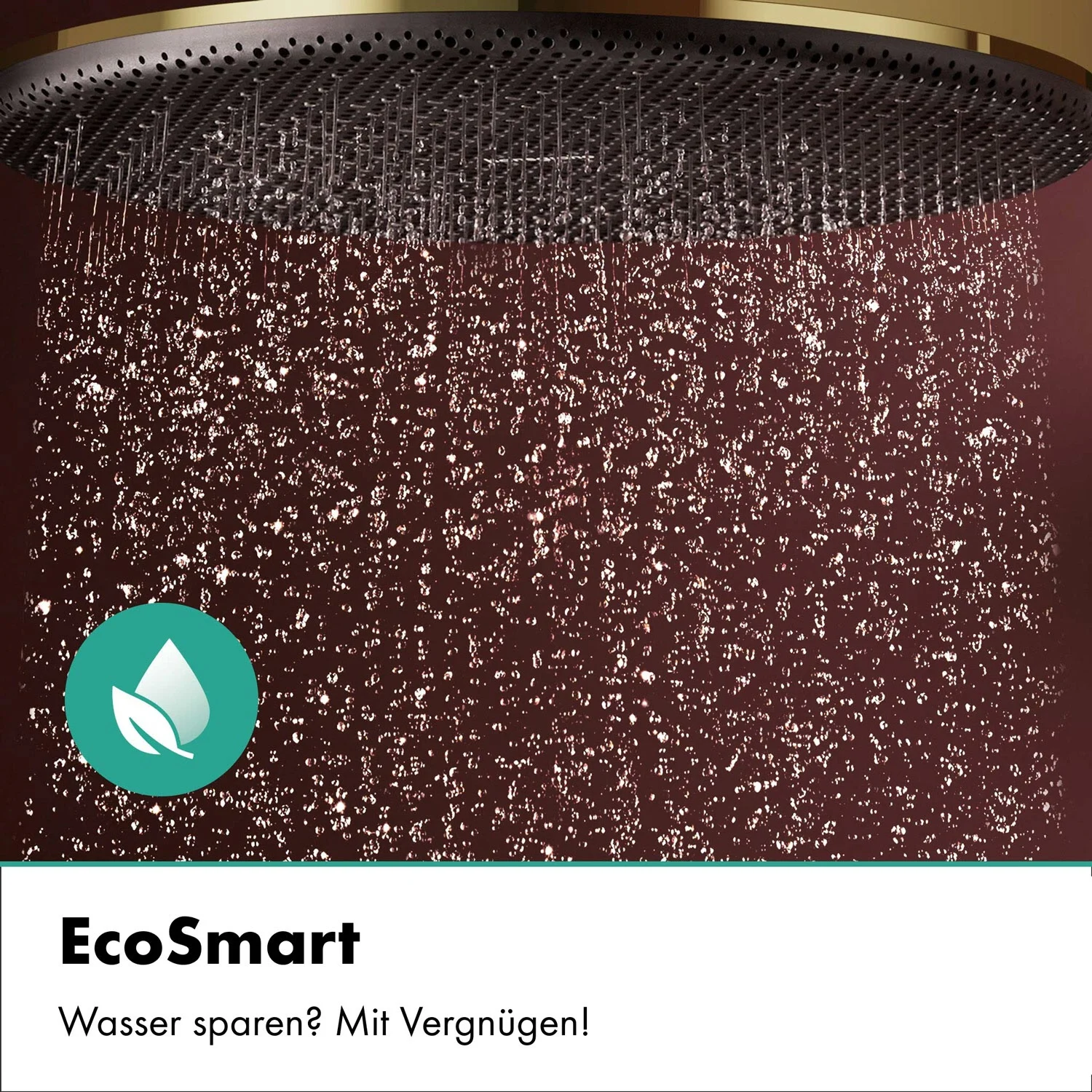 hansgrohe Raindance Alive S Puro Duschsystem 300 rund, 1 Strahlart wassersparend, mit Ecostat Element Bild 4