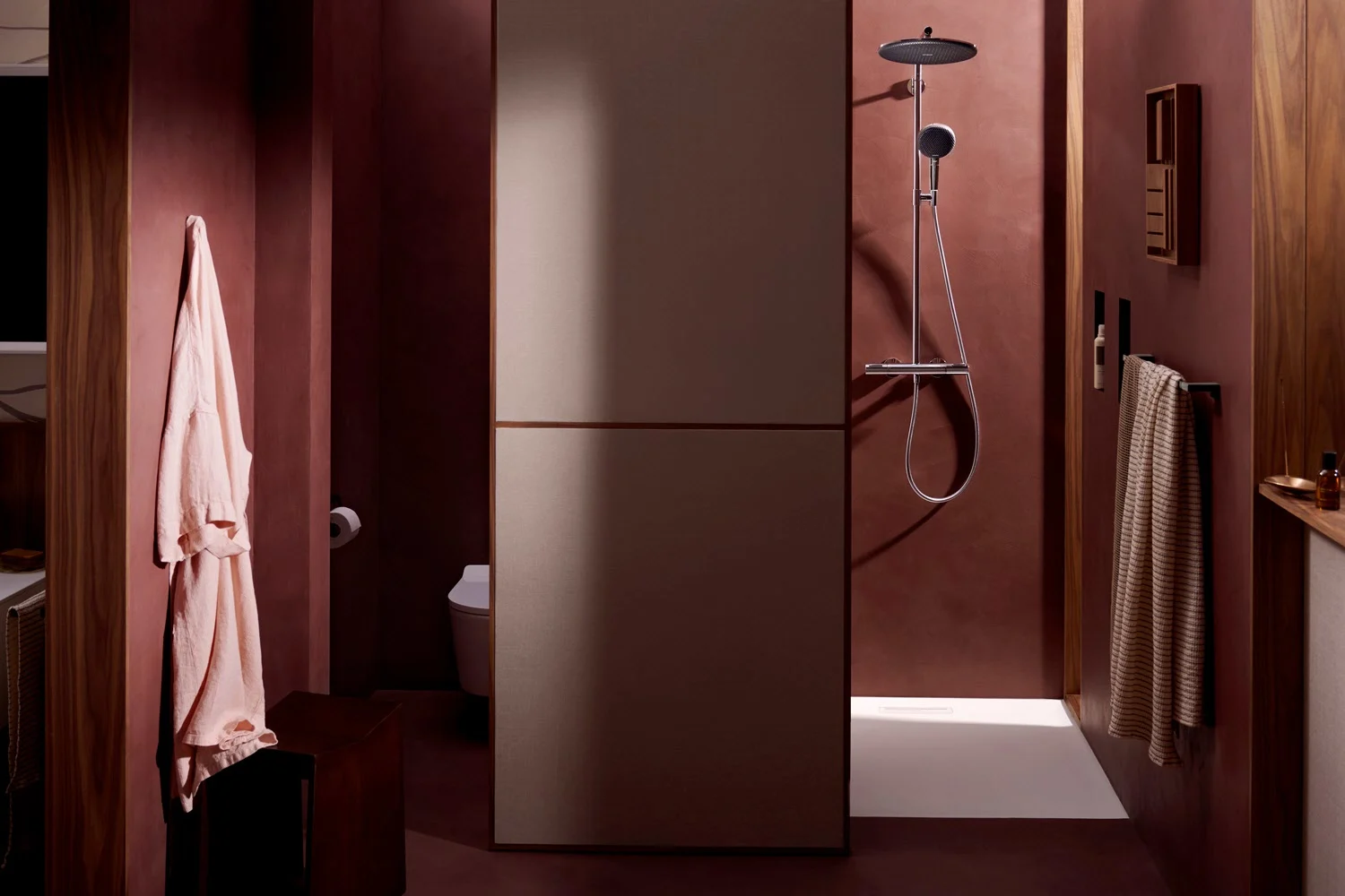 hansgrohe Raindance Alive S Puro Duschsystem 300 rund, 1 Strahlart 8 l/min, mit Ecostat Element Bild 10