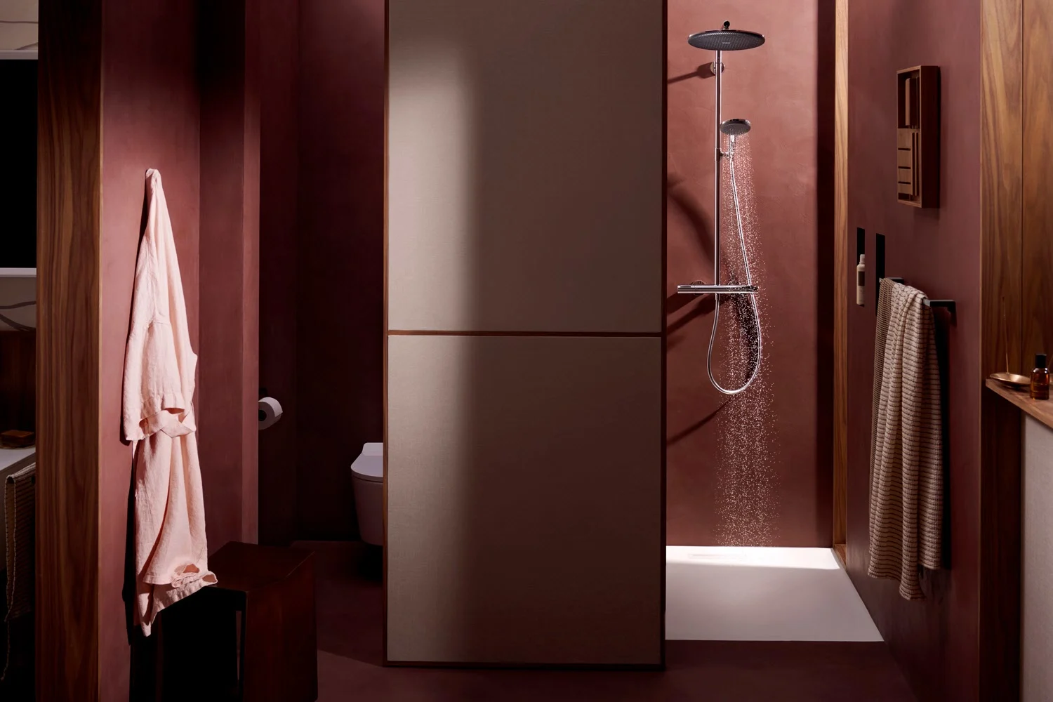 hansgrohe Raindance Alive S Puro Duschsystem 300 rund, 1 Strahlart 8 l/min, mit Ecostat Element Bild 11