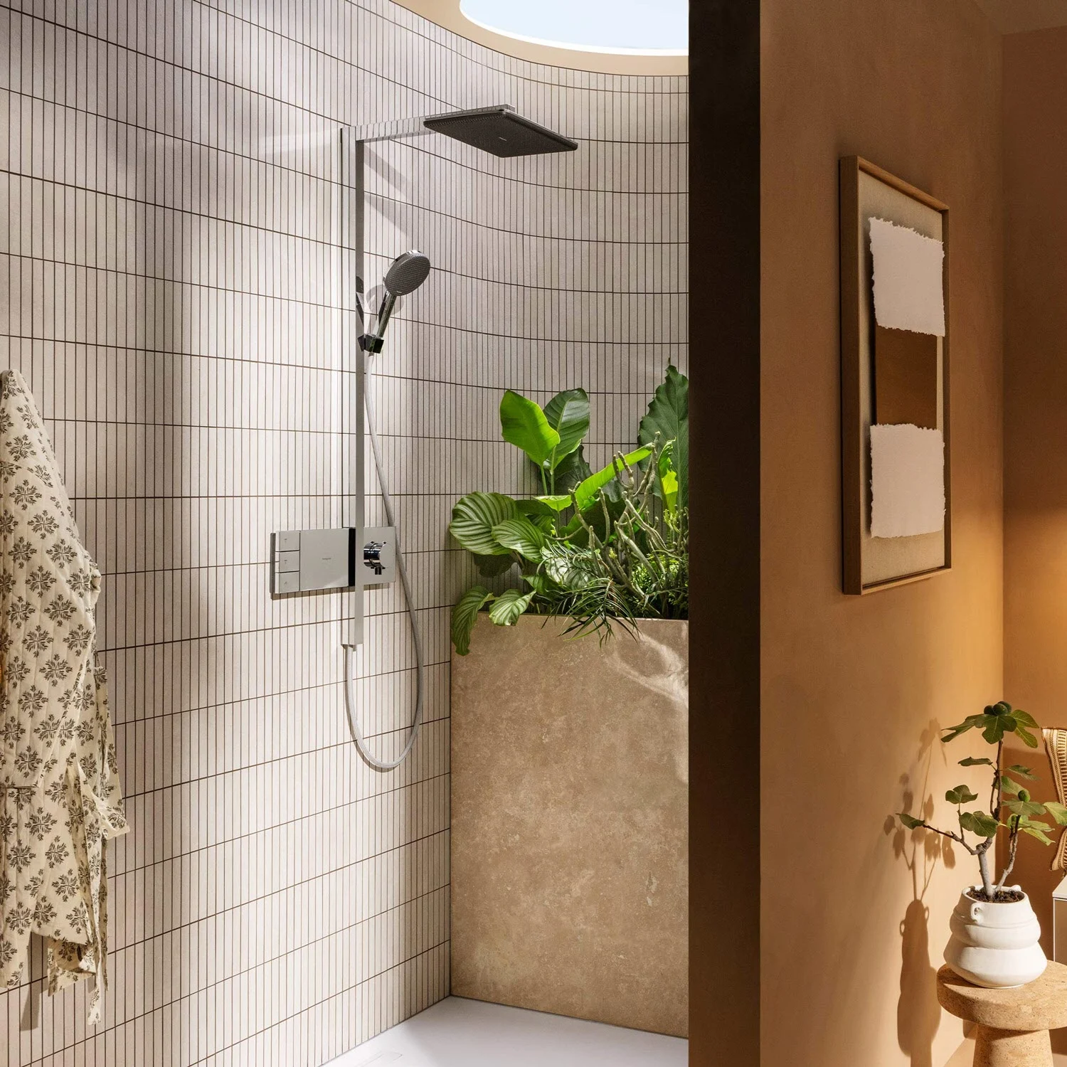 hansgrohe Raindance Alive Q Duschsystem 210/340 softcube, 2 Strahlarten wassersparend, mit ShowerSelect Comfort Bild 6