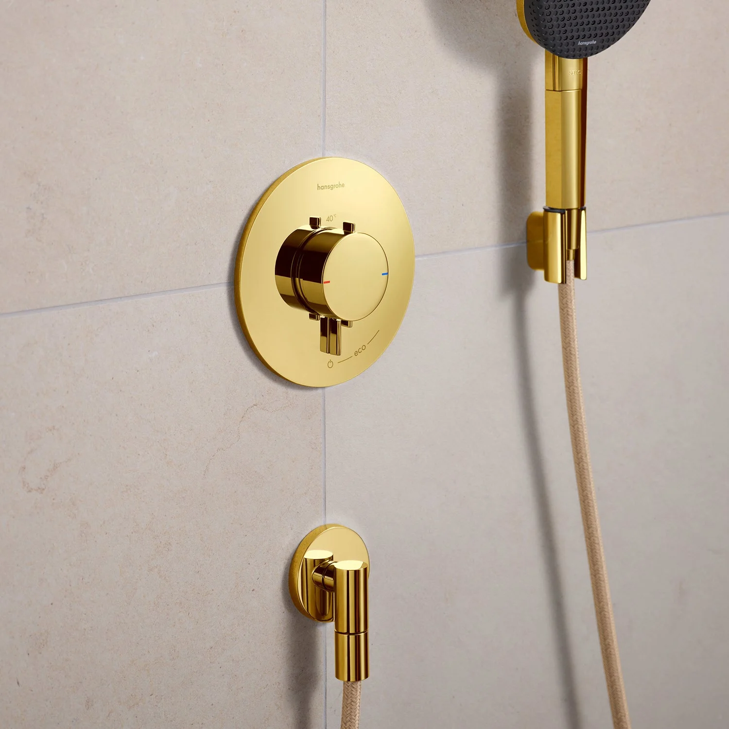 Hansgrohe FixFit Fine S – przyłącze ścienne z zaworem zwrotnym Zdjęcie 2