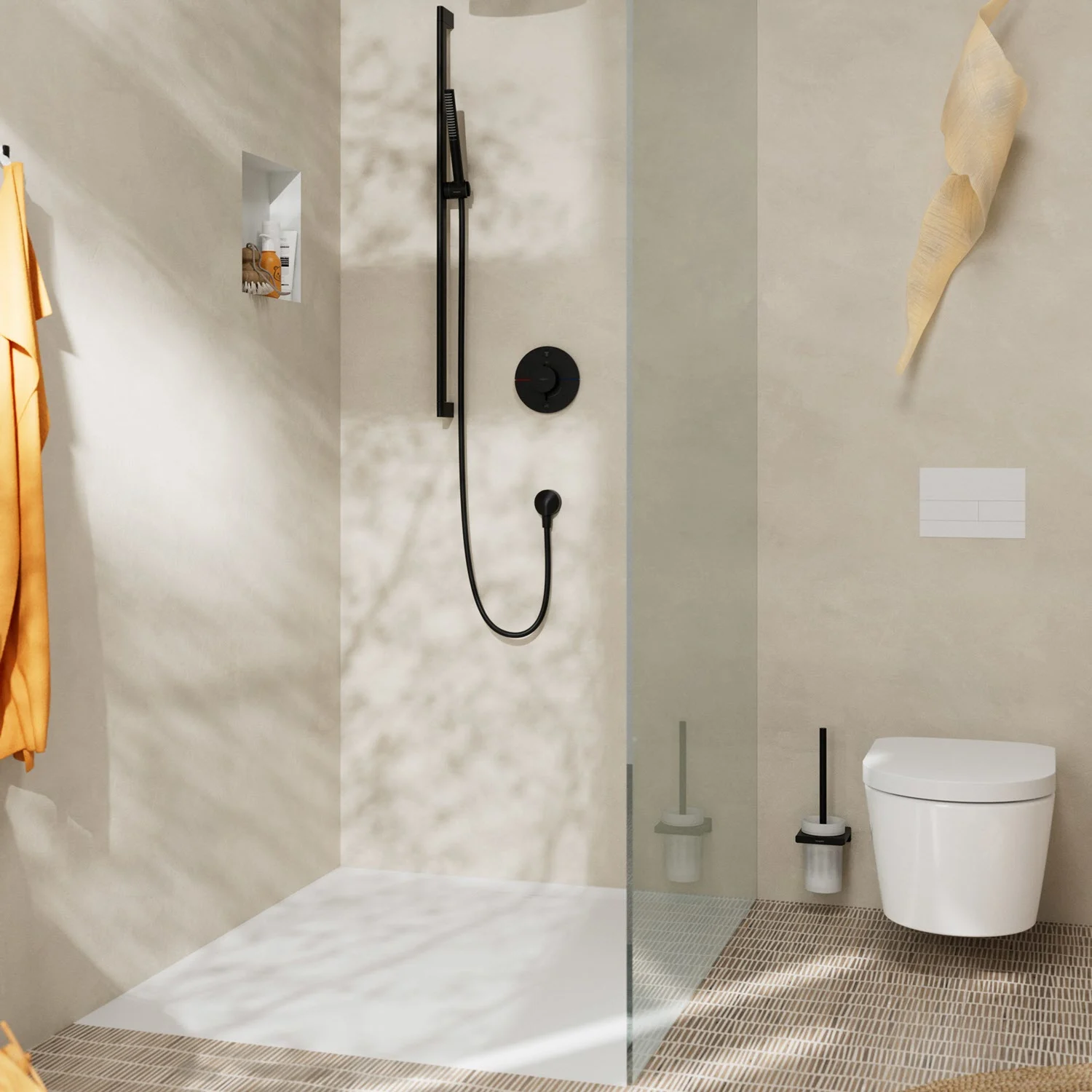 hansgrohe Fixfit S Schlauchanschluss mit Rückflussverhinderer und Kunststoffwinkel Bild 5