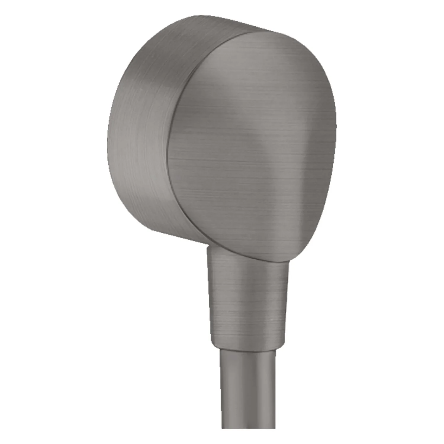 Szare kolanko ścienne w widoku z przodu, hansgrohe