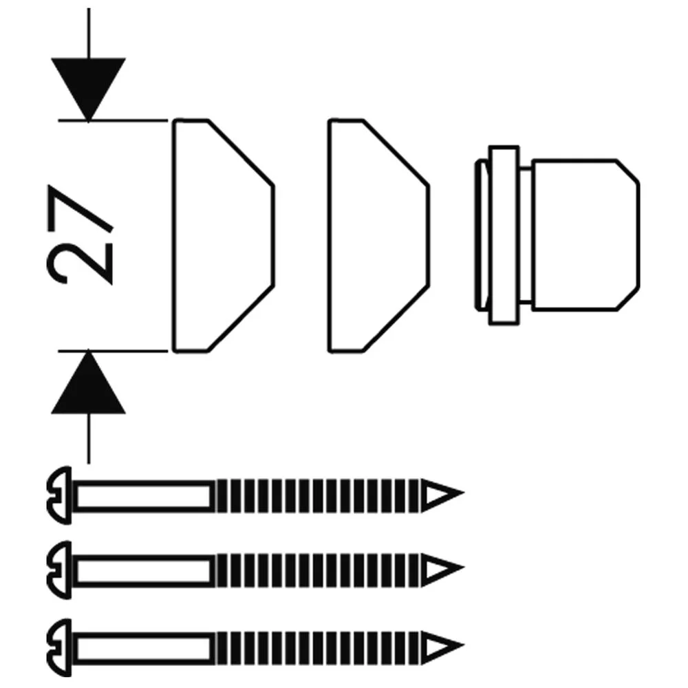 hansgrohe Eckmontageset für Raindance Unica'S 90 und 150 cm Bild 2