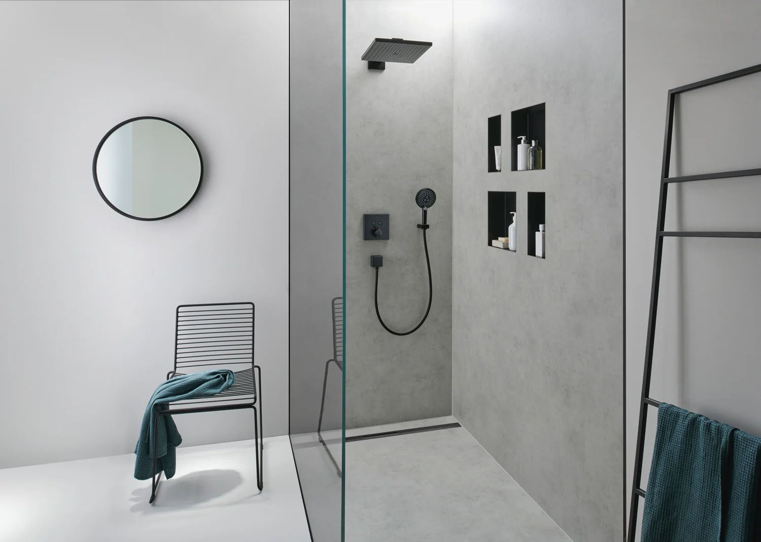 hansgrohe RainDrain Flex Fertigset Duschrinne 100 cm, kürzbar Bild 7