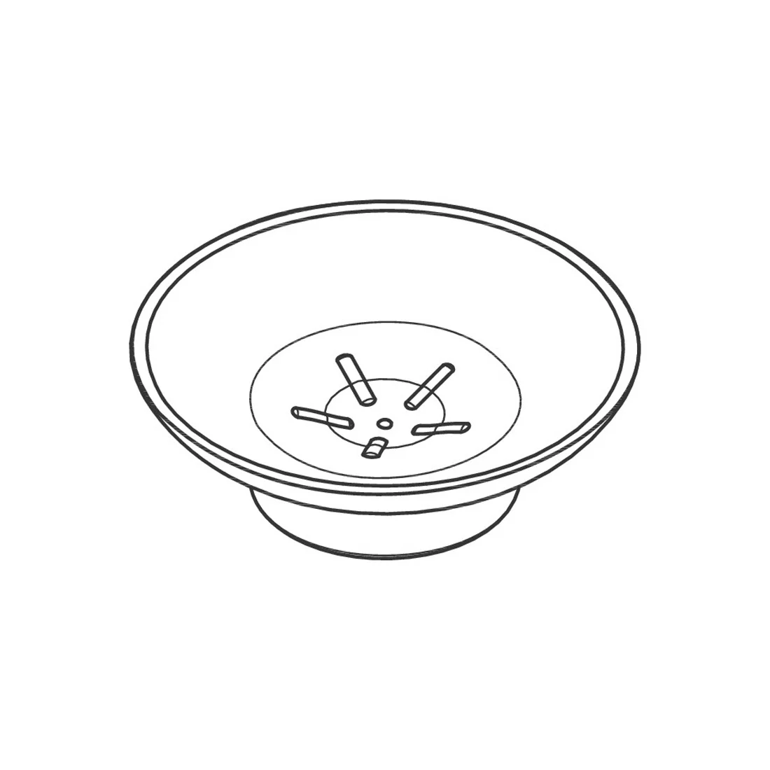 hansgrohe AddStoris Ersatz-Seifenschale für 41746