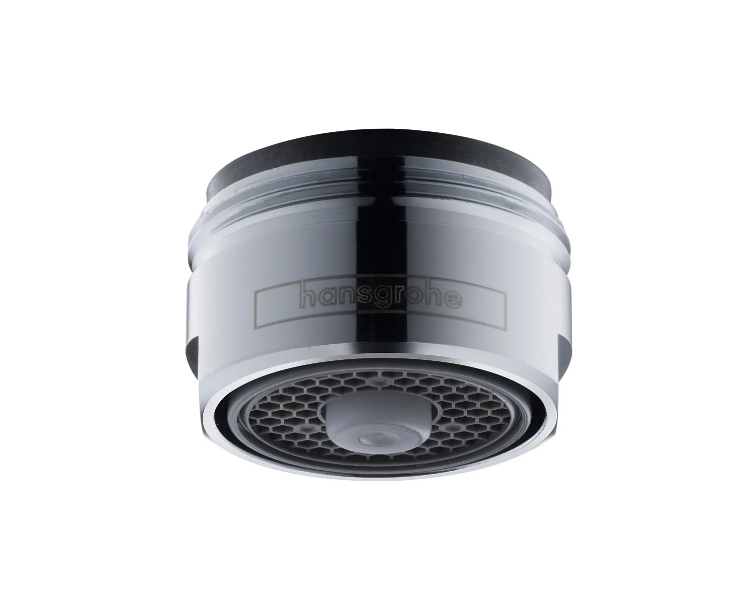 Perlator w chromie widok z boku, hansgrohe