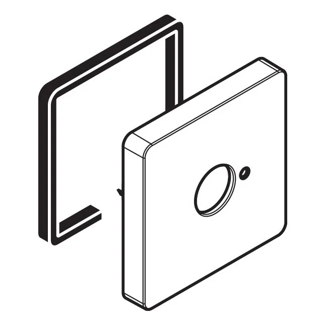 Rysunek techniczny rozety, hansgrohe