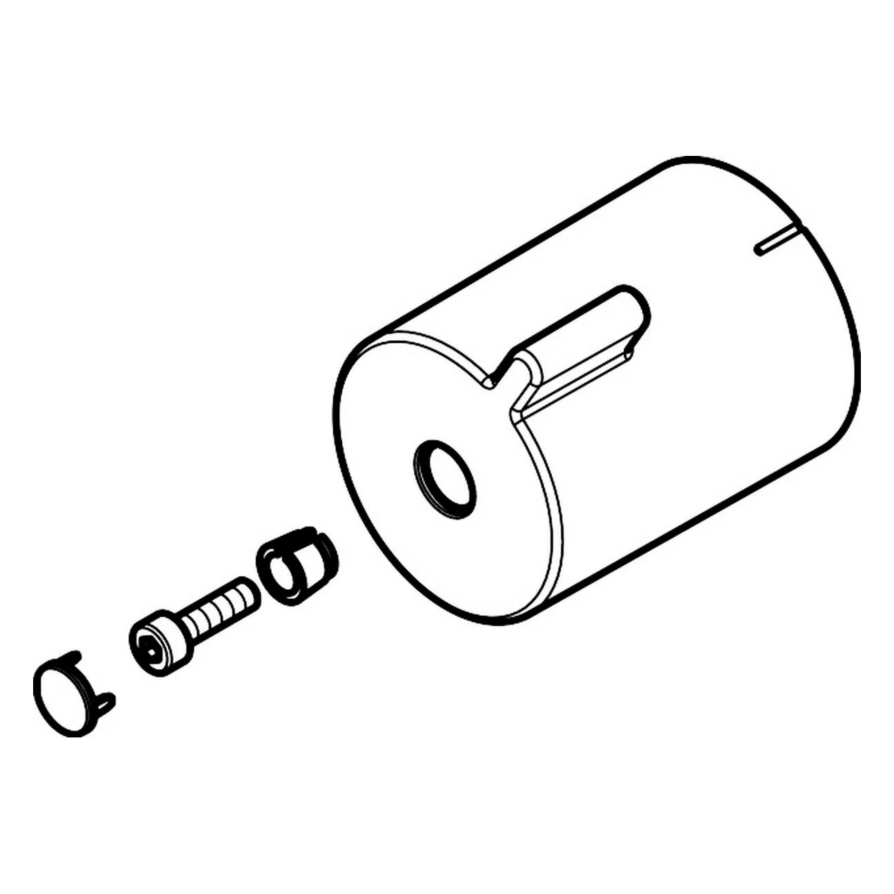 Uchwyt Hansgrohe do termostatu natynkowego