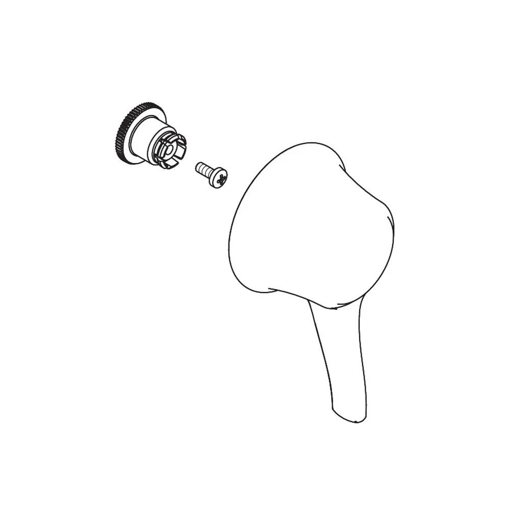 Rysunek techniczny uchwytu do Trio Quattro, hansgrohe