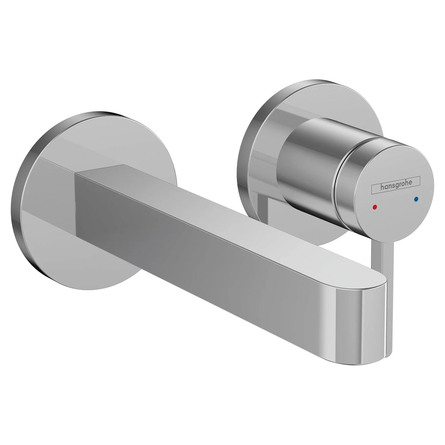 hansgrohe Finoris Einhebel-Waschtischarmatur Unterputz für Wandmontage mit Auslauf 16,8 cm