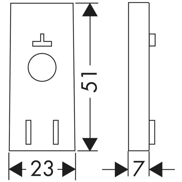 hansgrohe Fliesenausgleichsscheibe zu Unica S Puro Bild 2