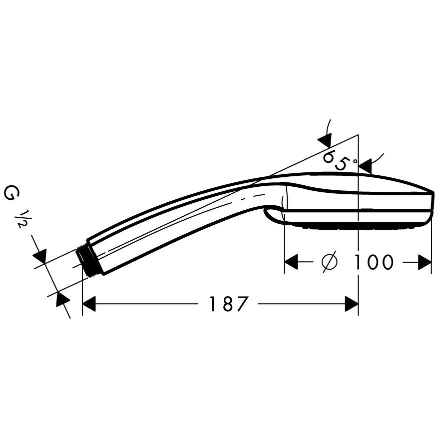 hansgrohe Croma 100 Handbrause Vario Bild 5
