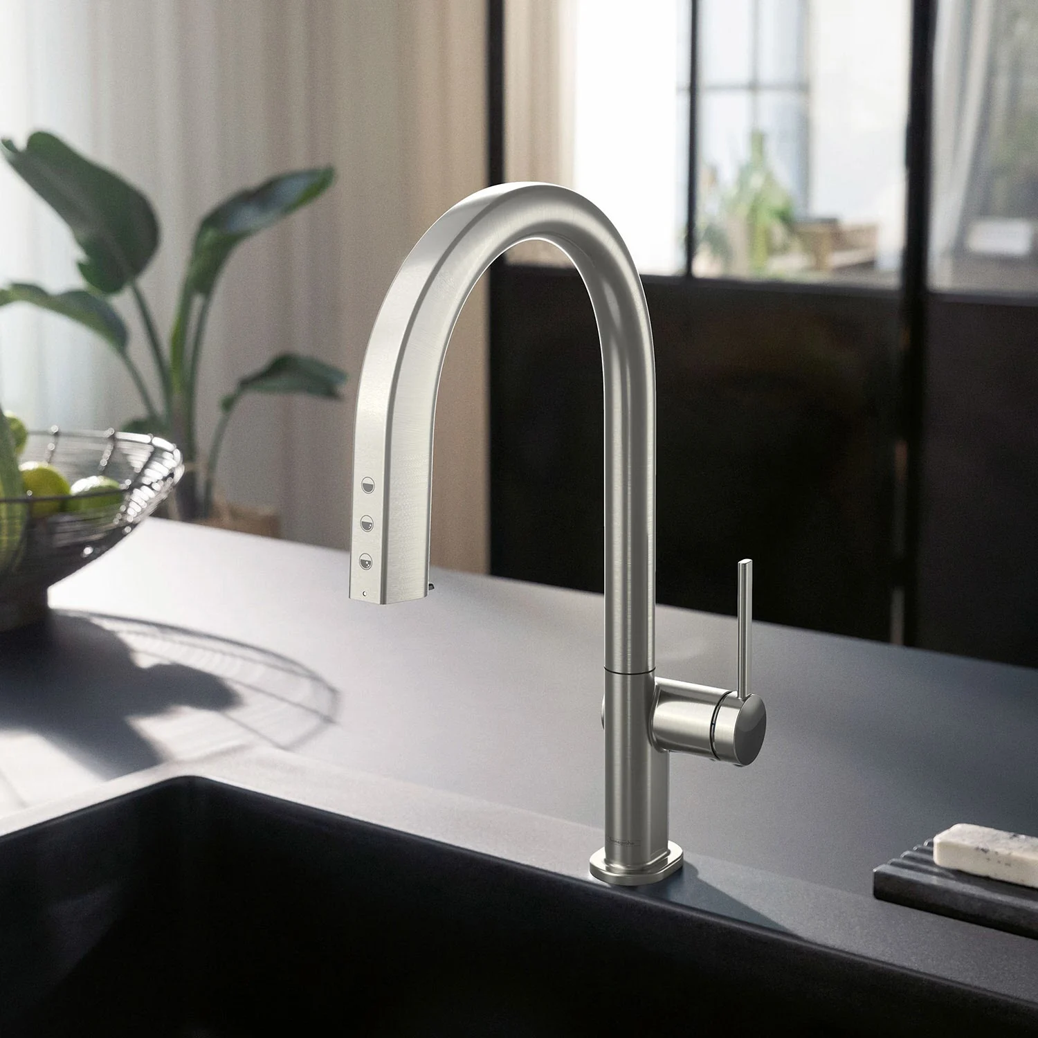 hansgrohe Aqittura M91 Filtersystem 210, Ausziehauslauf, 1jet, sBox, Starter Set, SodaSystem Bild 4
